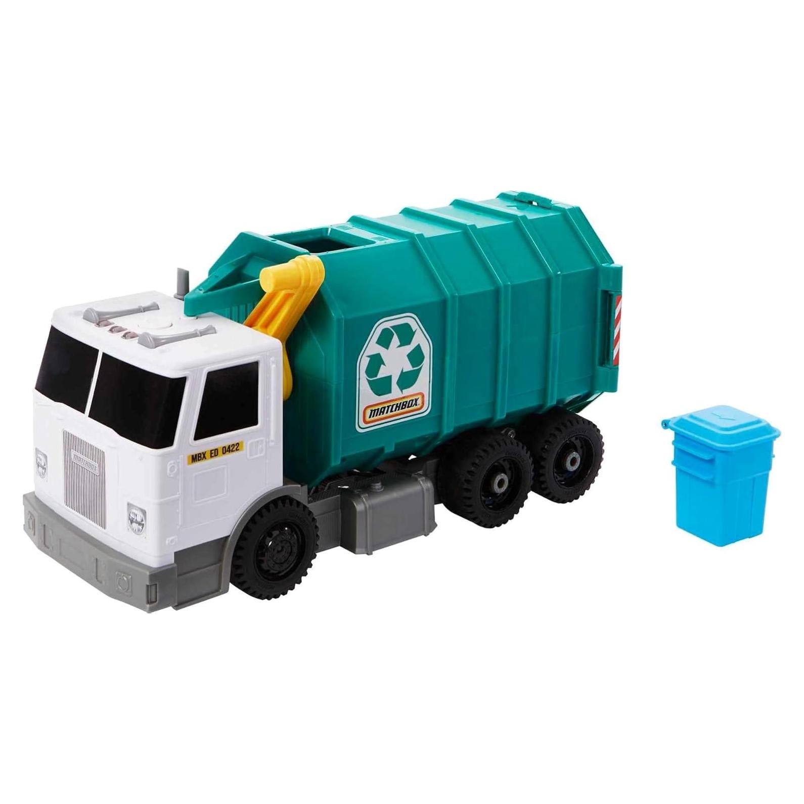 Camión de Reciclaje Matchbox 38.1 cm con Luces y Sonidos