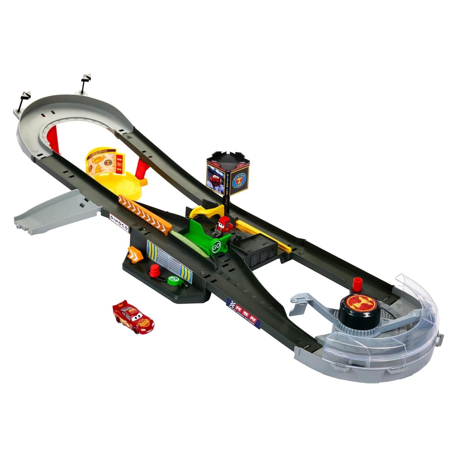 Juego de Pista Piston Cup Mattel Disney Pixar Cars con Lightning McQueen
