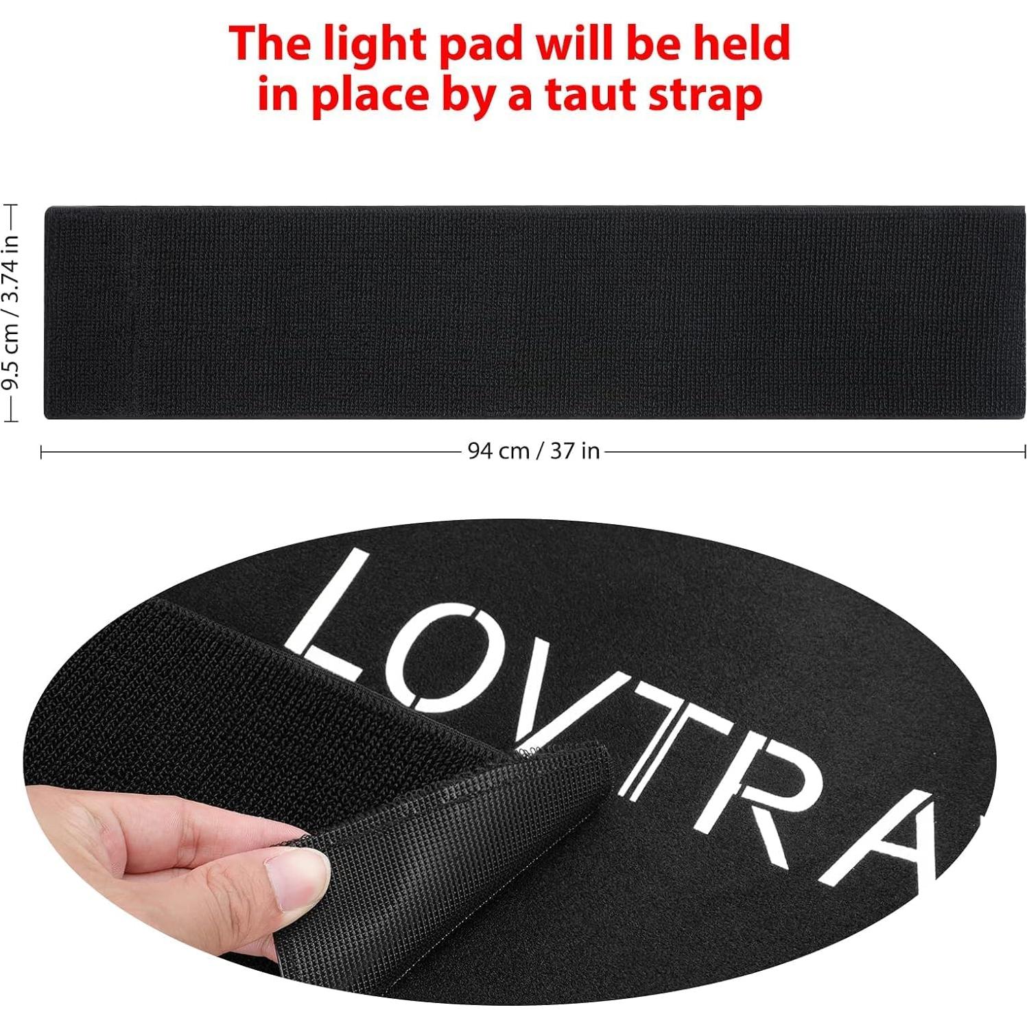 LOVTRAVEL Terapia de Luz Roja 40.6x20.1cm 210 LEDs Ajustable