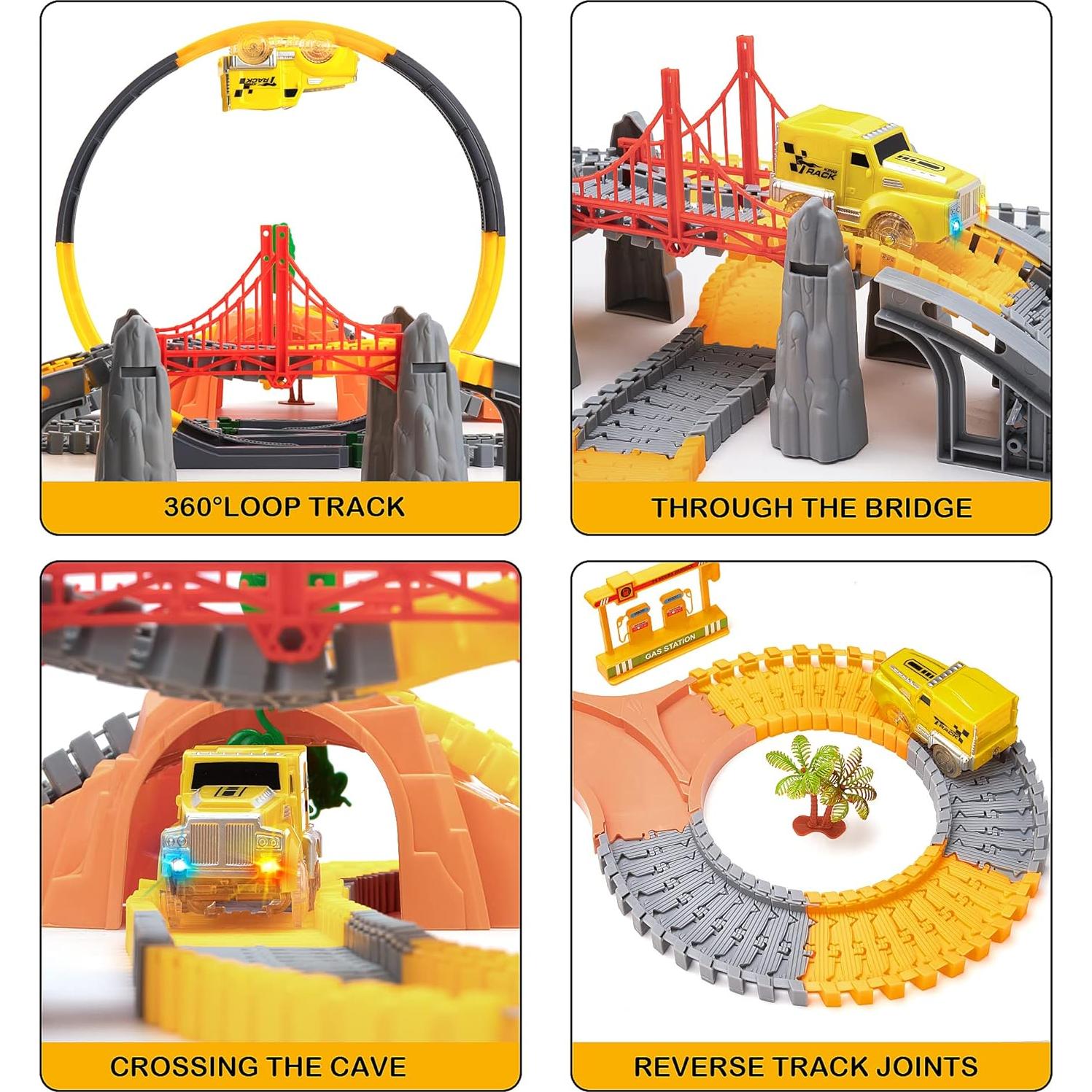 Pista de Carreras de Construcción OR OR TU 342 Piezas 3-10 Años