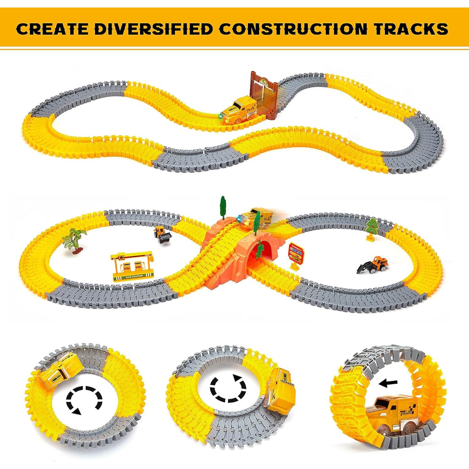 Pista de Carreras de Construcción OR OR TU 342 Piezas 3-10 Años