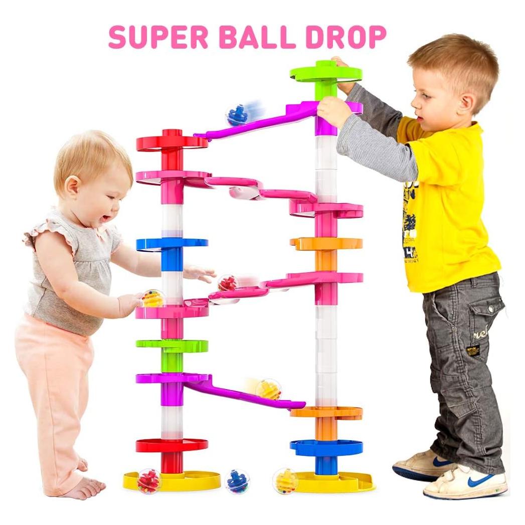 Torre de Caída de Pelotas Super WEofrecemosloqueTUquieres - Juguete Montessori 10M+