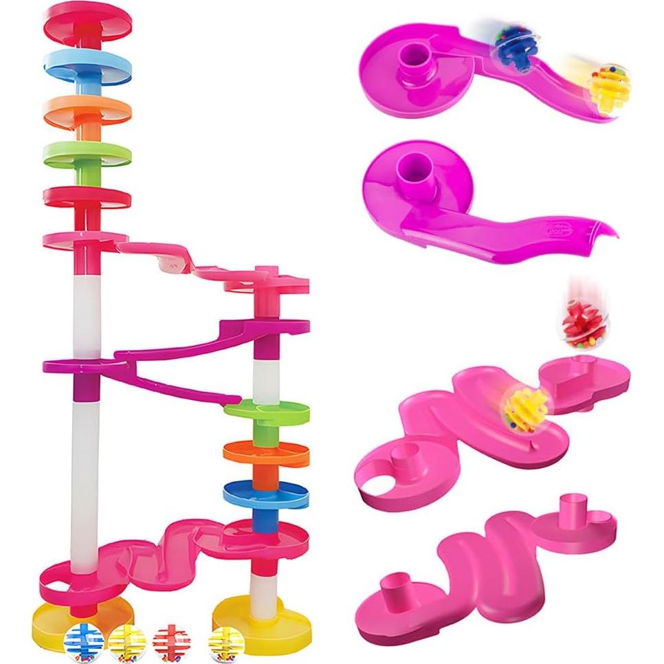 Torre de Caída de Pelotas Super WEofrecemosloqueTUquieres - Juguete Montessori 10M+