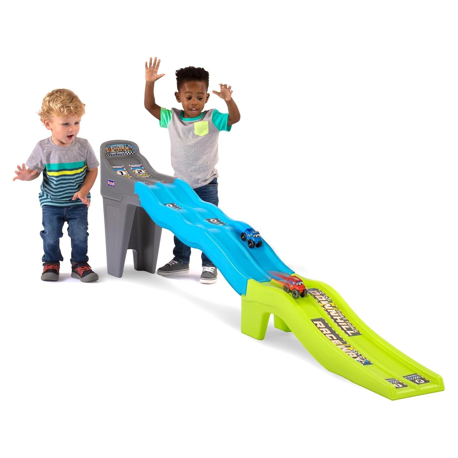 Pista de Carreras Descendente Simplay3 1.83m con 2 Coches