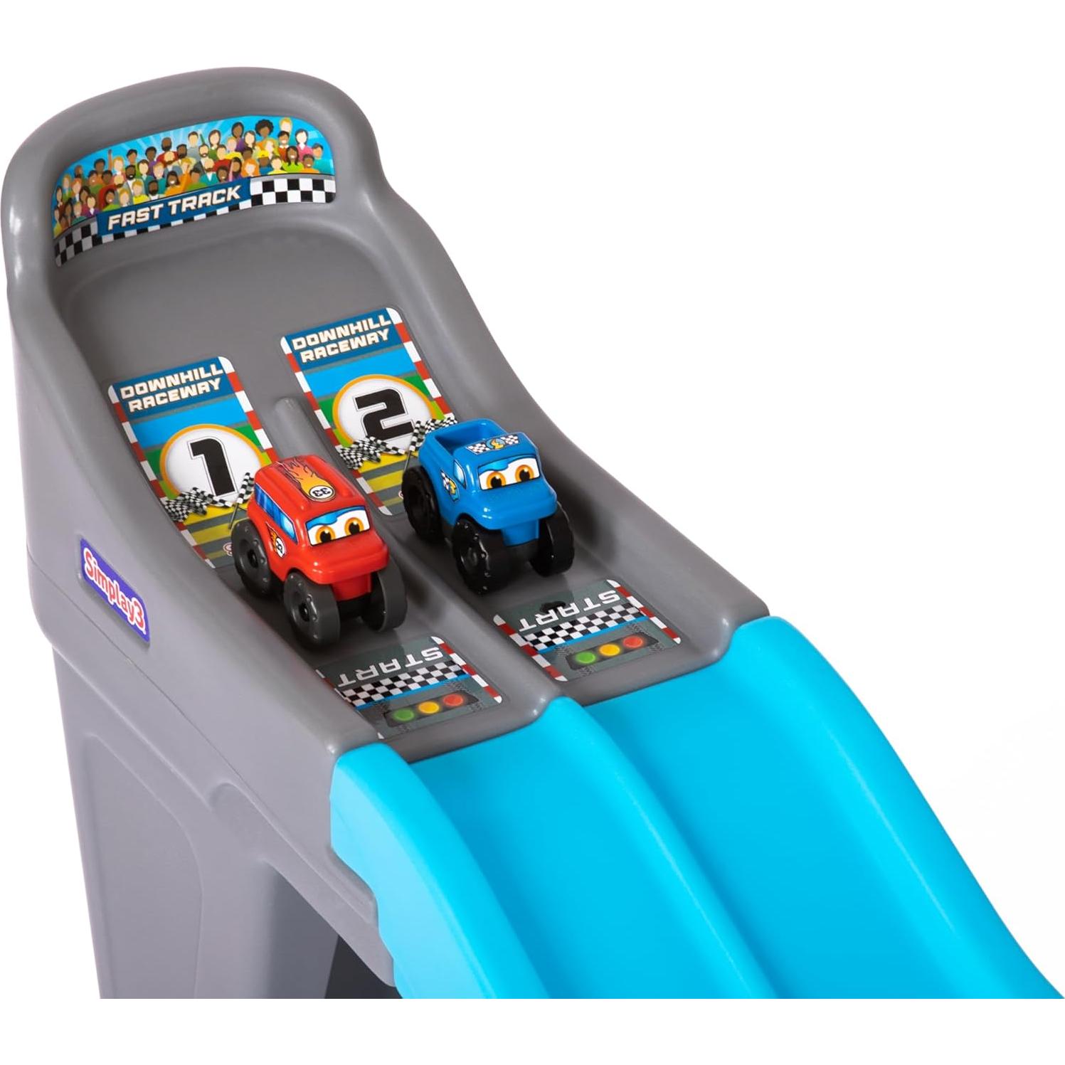 Pista de Carreras Descendente Simplay3 1.83m con 2 Coches