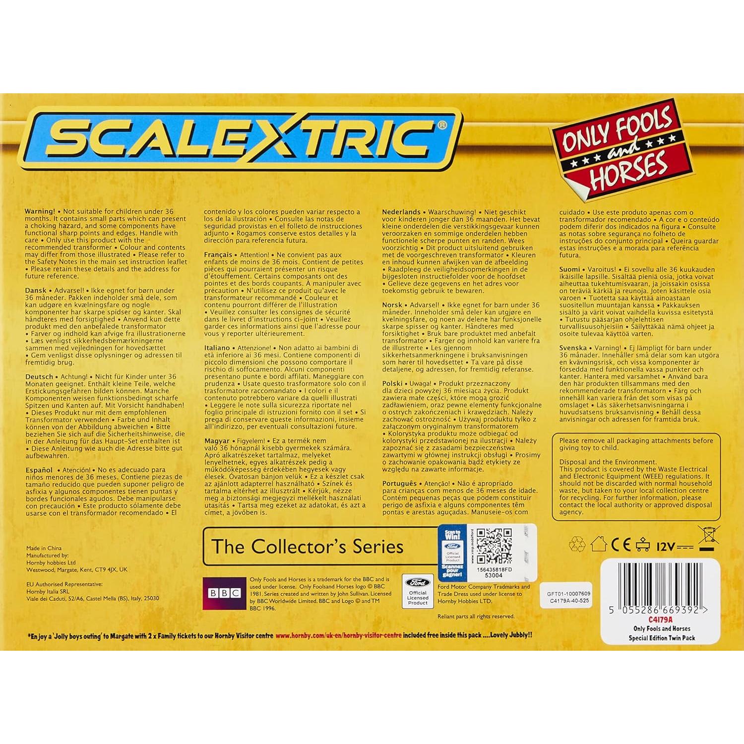 Scalextric Doble Paquete Solo Fools and Horses 1:32 C4179A