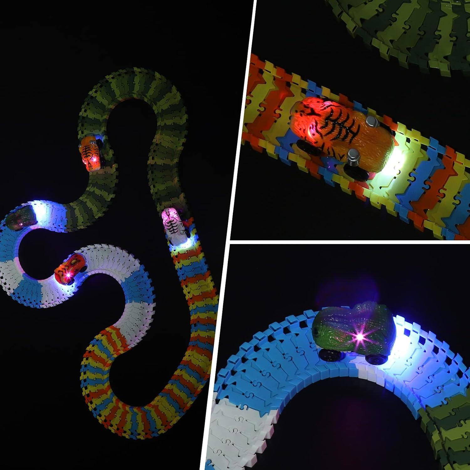 Coches de Pista Iluminados Save Unicorn - Paquete de 4