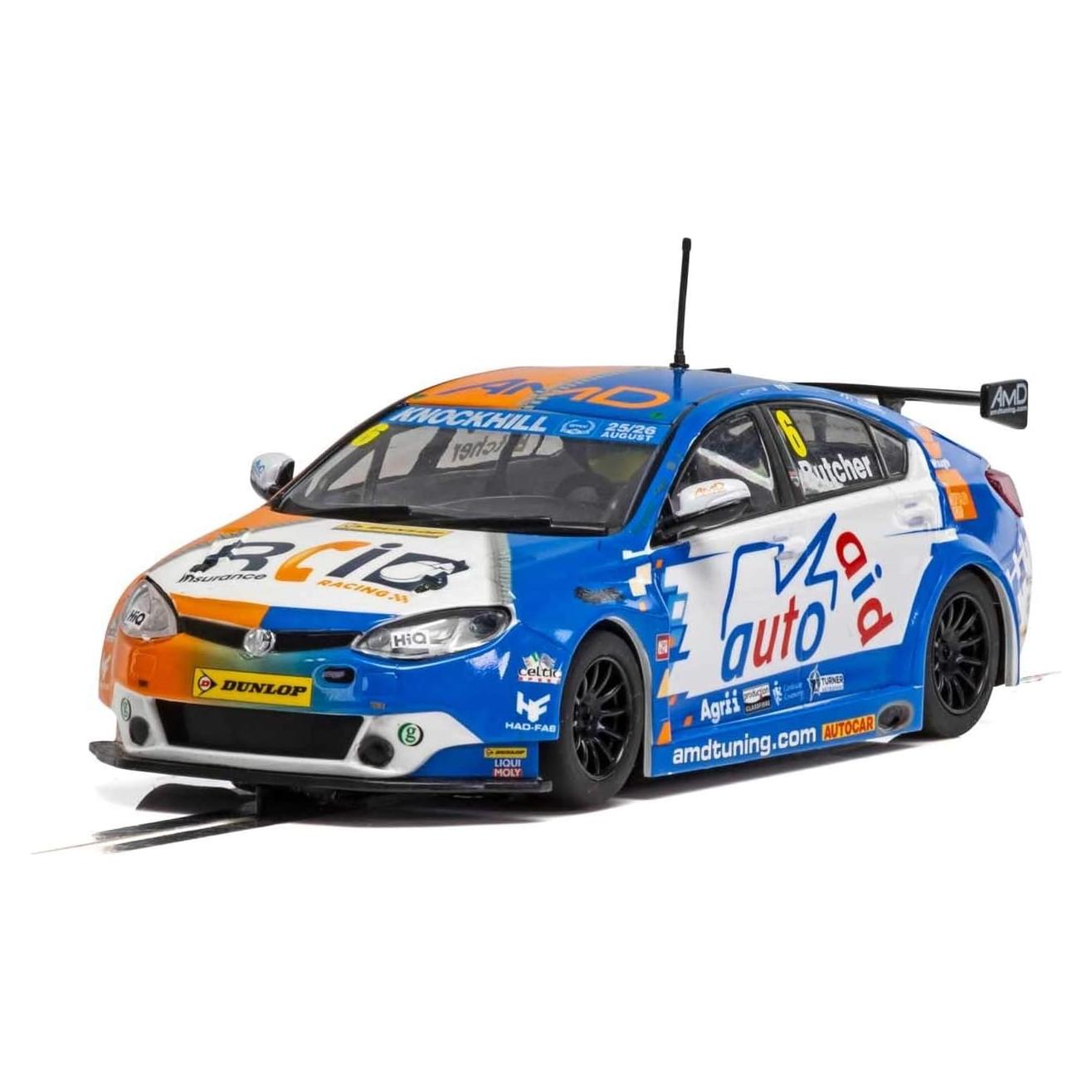 Coche de Carrera Scalextric MG6 Rory Butcher 1:32 Azul