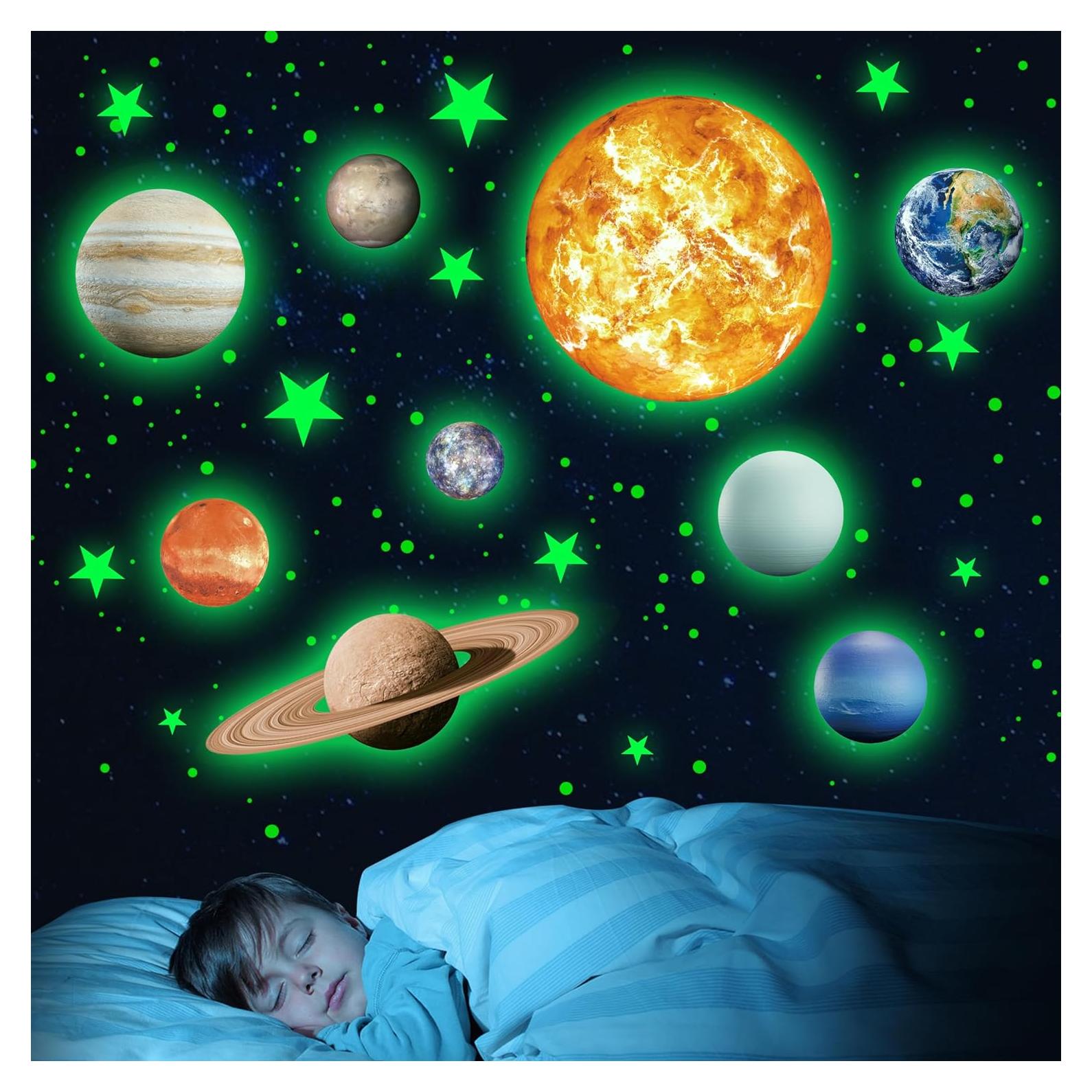 Stickers de Estrellas Brillantes Robmoda - Sistema Solar