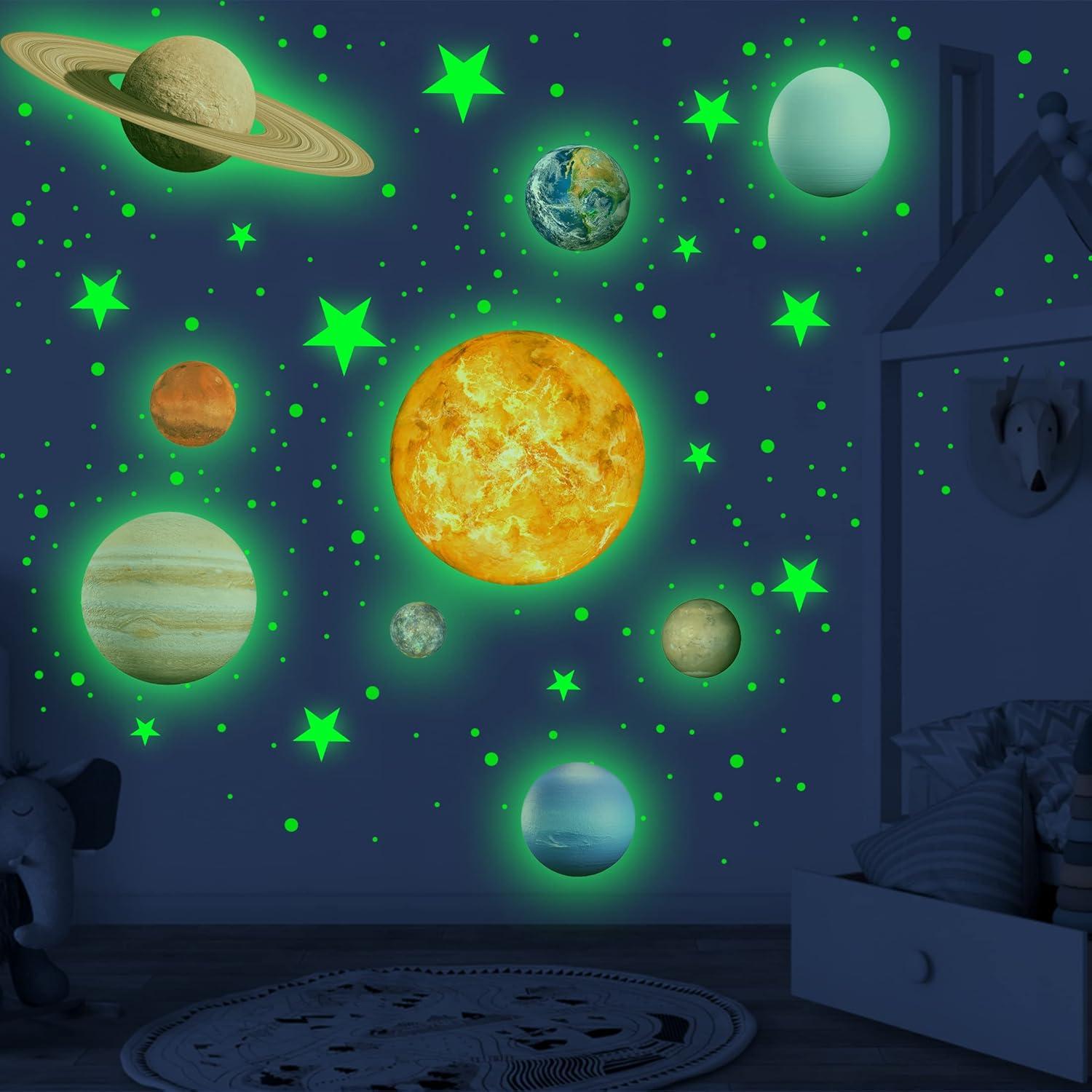 Stickers de Estrellas Brillantes Robmoda - Sistema Solar