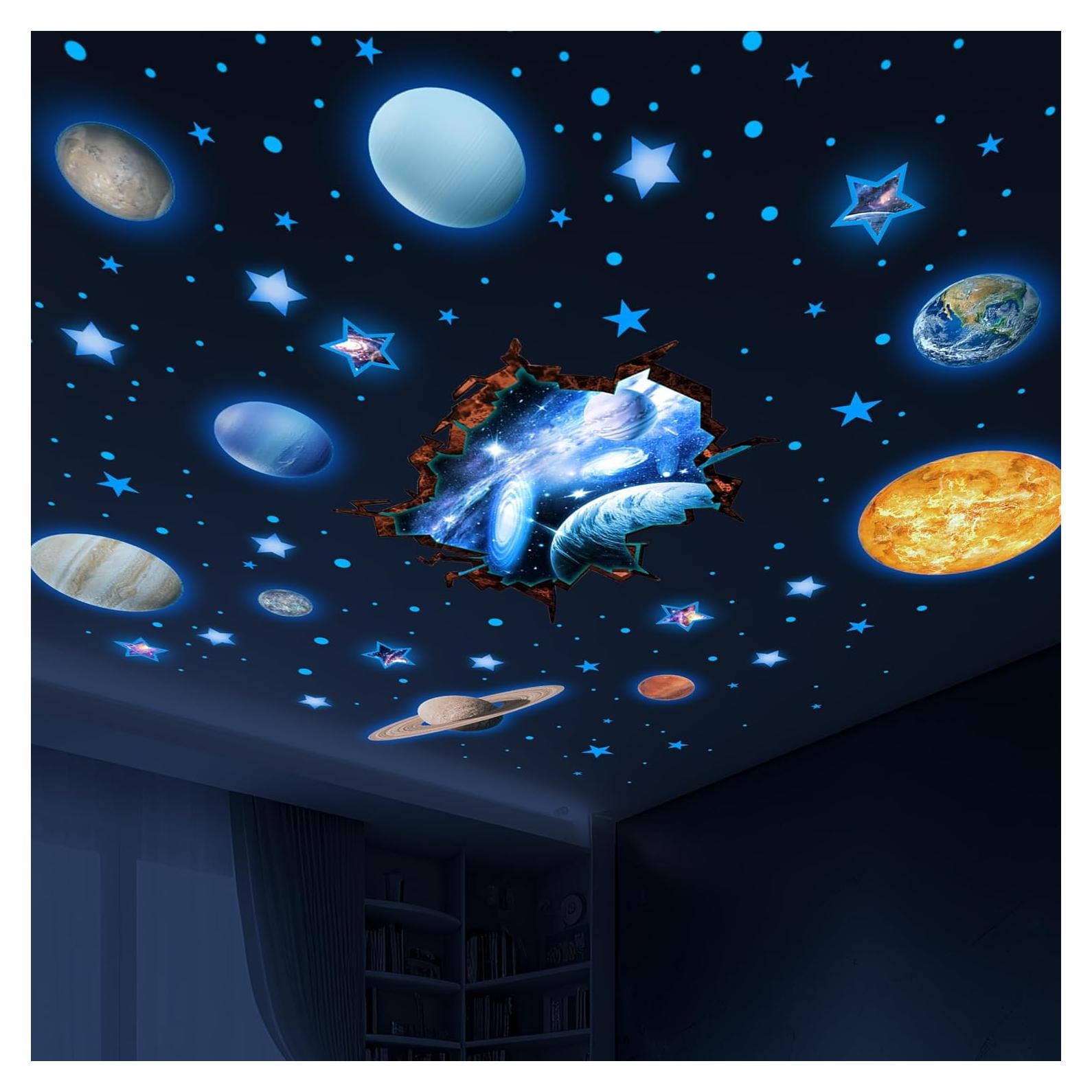 Calcomanías de Pared Robmoda Sistema Solar Brillantes