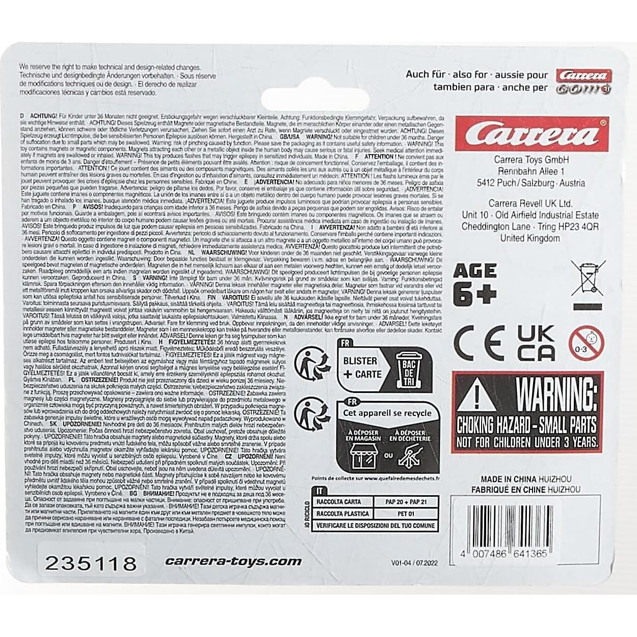 Coche de Slot Carrera GO Ferrari 488 GT3 1:43 Multicolor