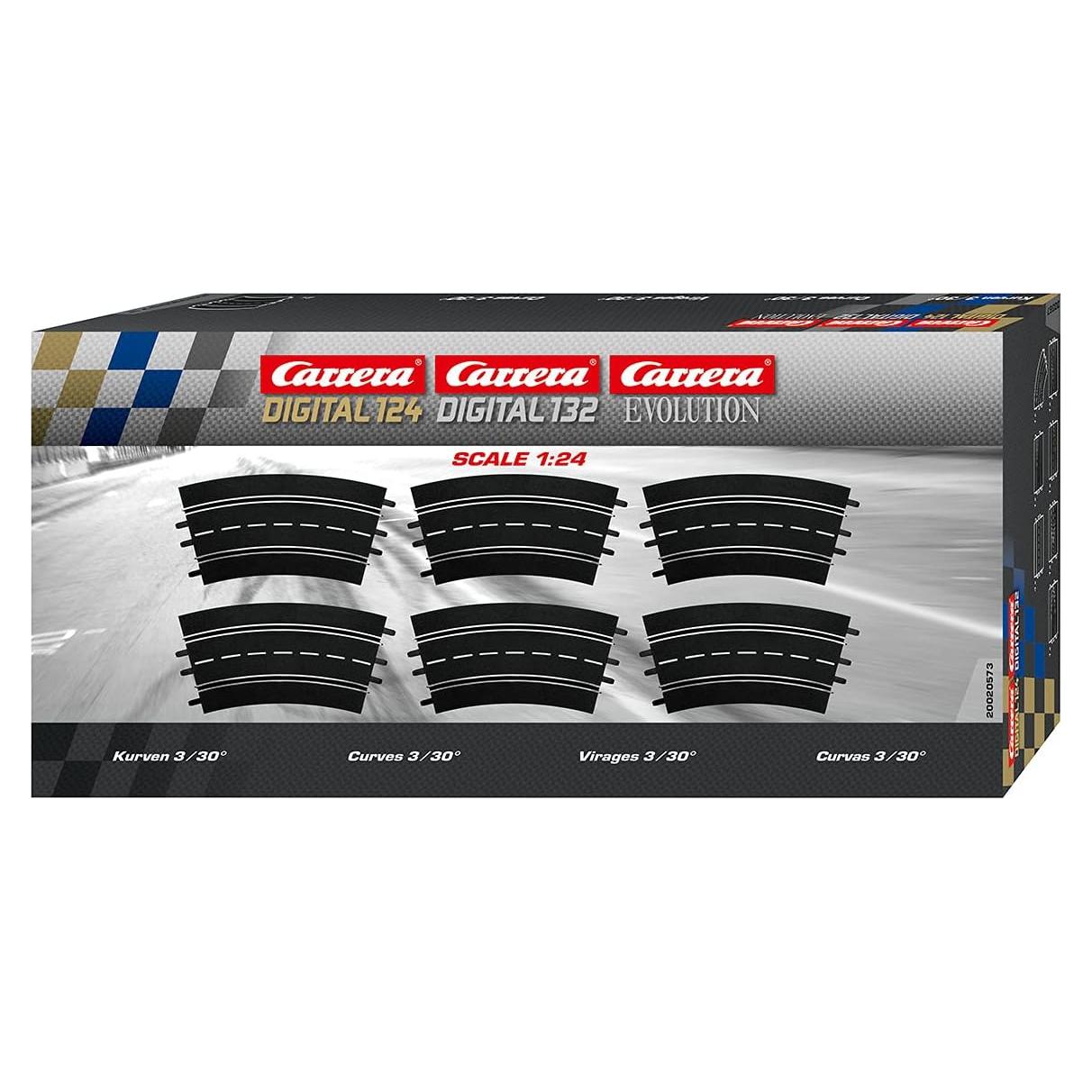 Pista Carrera Digital Evolución Curva Plana 3/30 Grados - Carrera