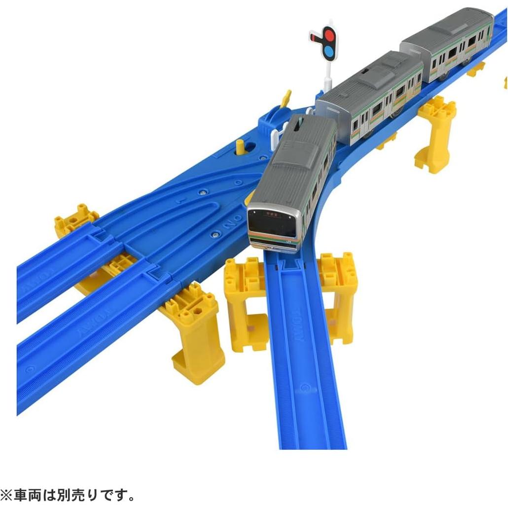 Vía de tren Plarail Takara Tomy Riel Recto 19x41cm