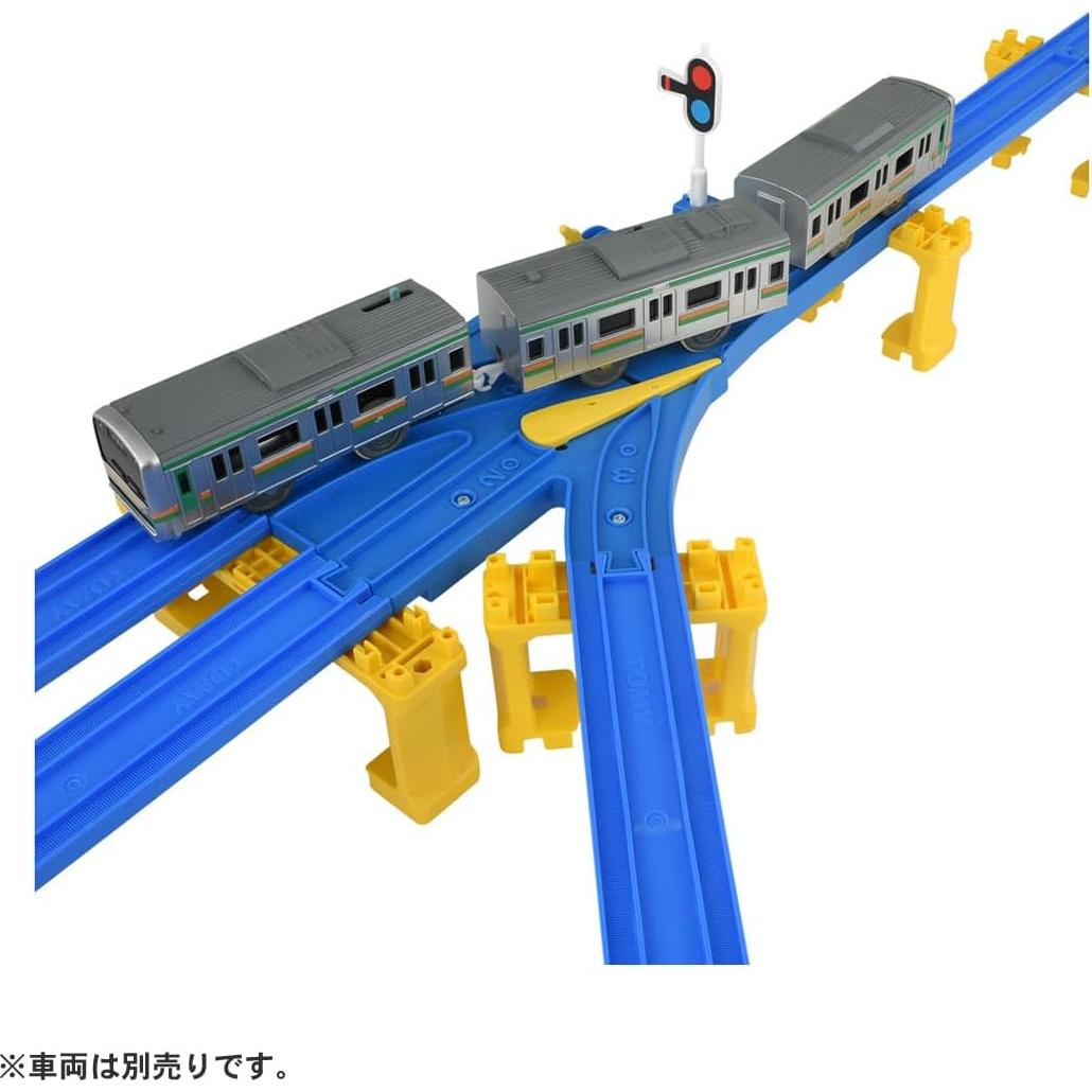 Vía de tren Plarail Takara Tomy Riel Recto 19x41cm