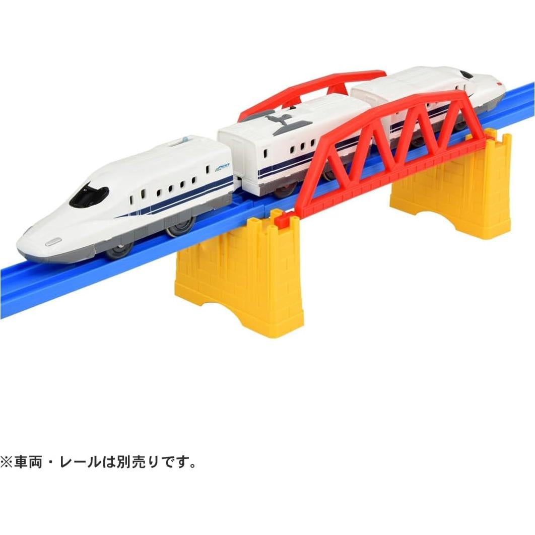 Puente de hierro a escala HO Takara Tomy J-03 13x29 cm