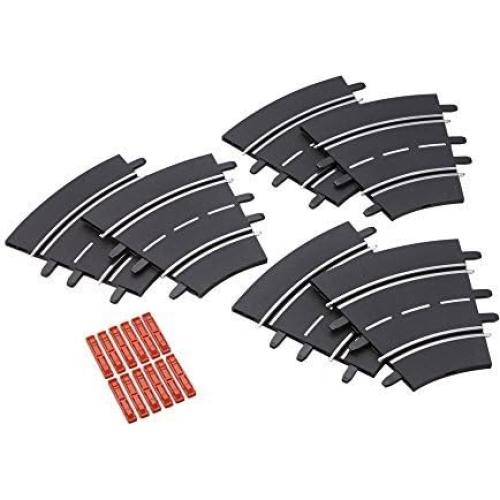 Conjunto de Curvas 1/30 Carrera 20577 - 6 Piezas para Pistas