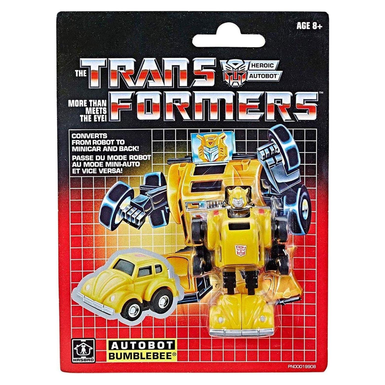 Figura de Acción Transformers G1 Bumblebee 3" Hasbro
