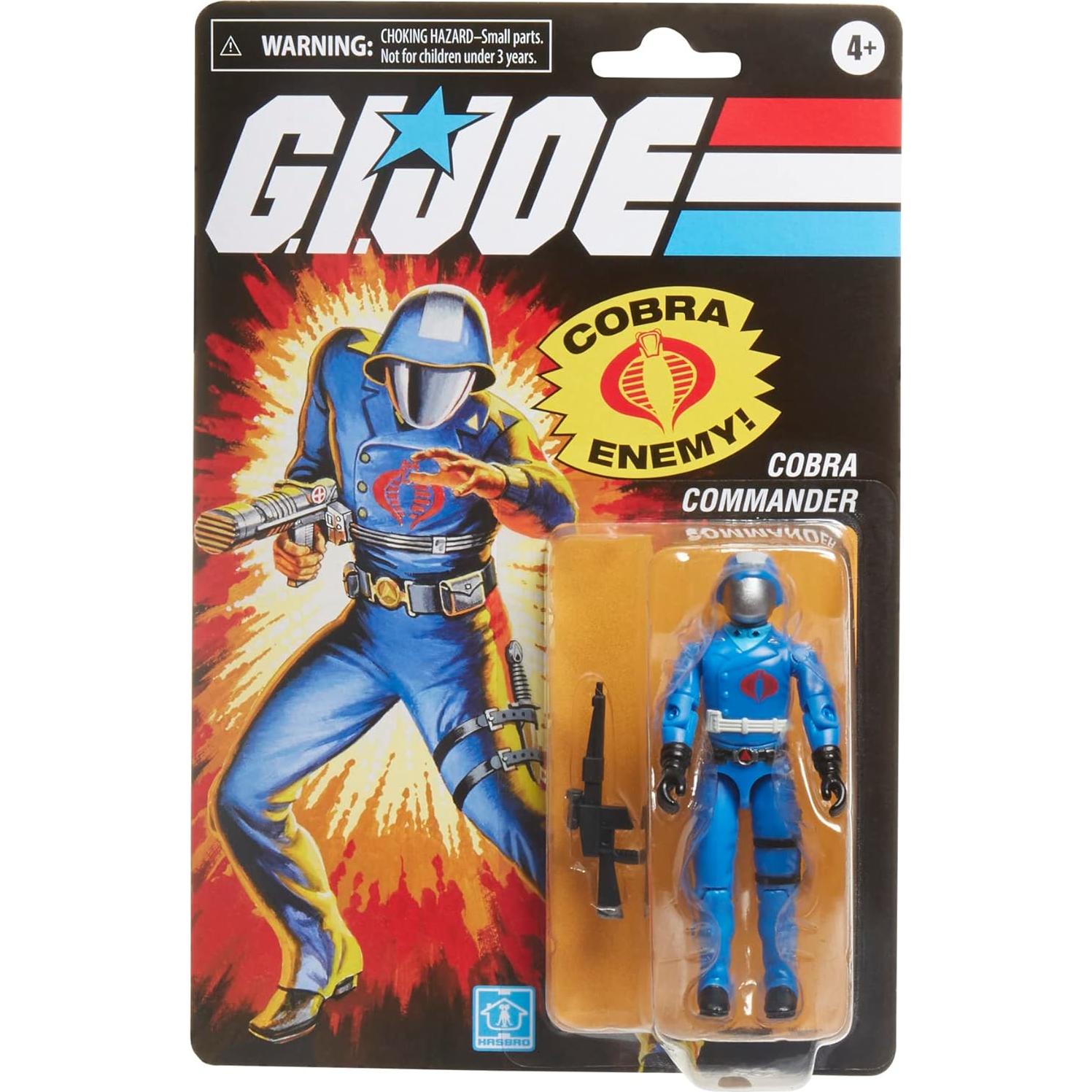 Figuras de Acción G.I. Joe Retro Duke vs Cobra Commander 2-Pack