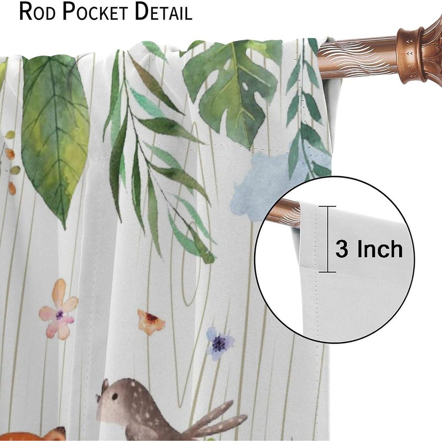 Cortinas Trelemek Animales del Bosque 139.7x160.02 cm