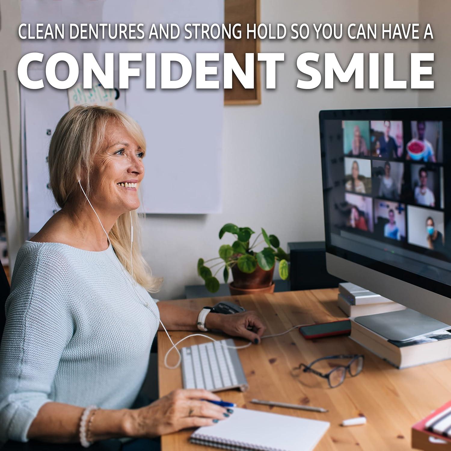 Crema Adhesiva para Dentaduras Sin Zinc Super Poligrip 272g