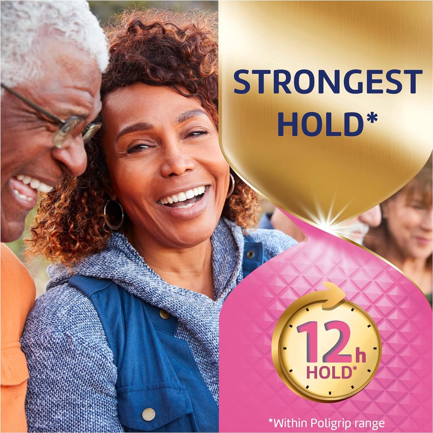 Poligrip Crema Adhesiva para Dentaduras 4x62.37g Sujeción 12h