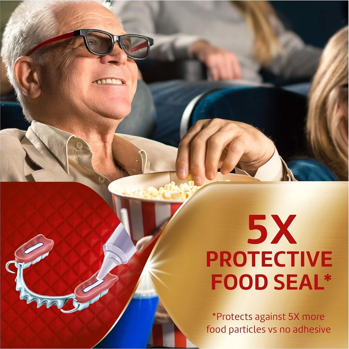 Crema Adhesiva para Dentaduras Poligrip Power Max 62.37 g - Sin Sabor