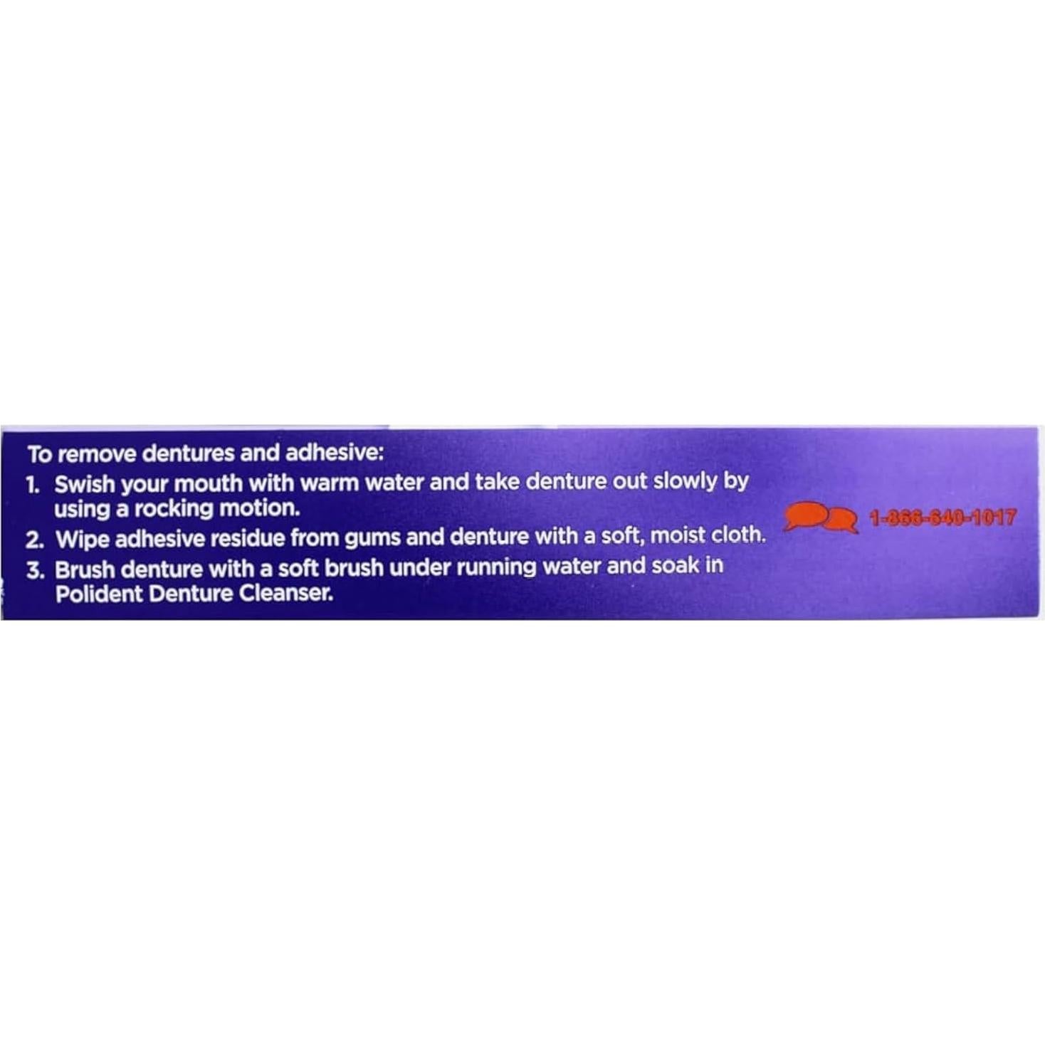 Tiras Adhesivas para Dentaduras Super Poligrip Comfort Seal 40 Unidades