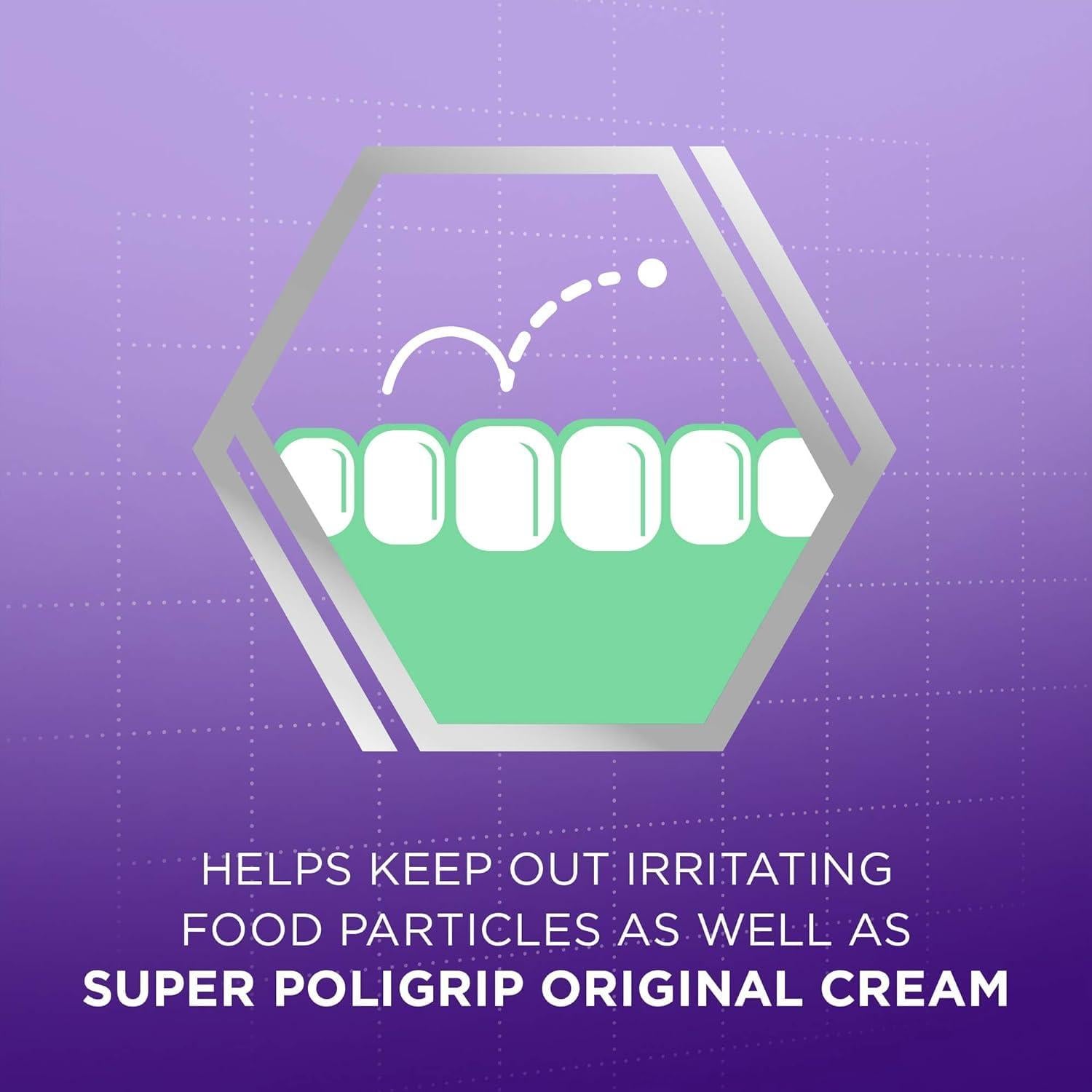 Super Poligrip Tiras Adhesivas para Dentaduras 40 Ct