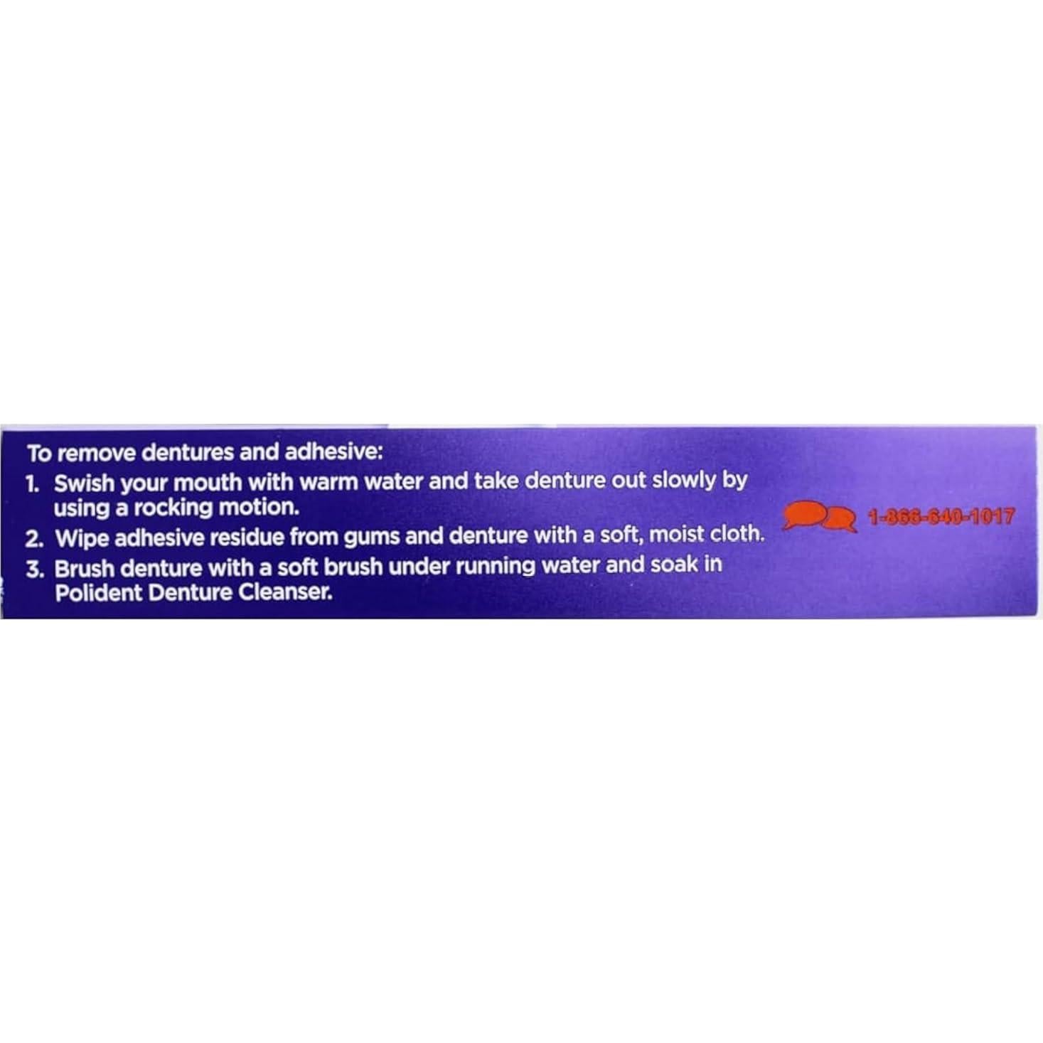 Super Poligrip Tiras Adhesivas para Dentaduras 40 Ct