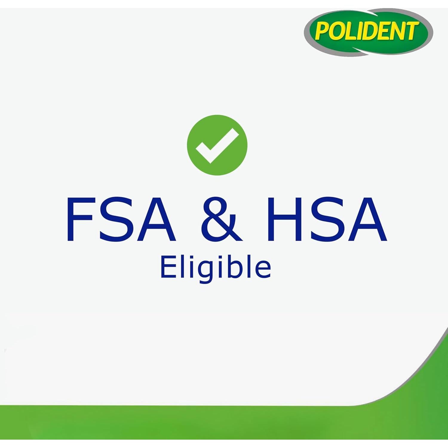 Polident 3 Minutos Tabletas Limpiadoras Antibacterianas 90 Unidades