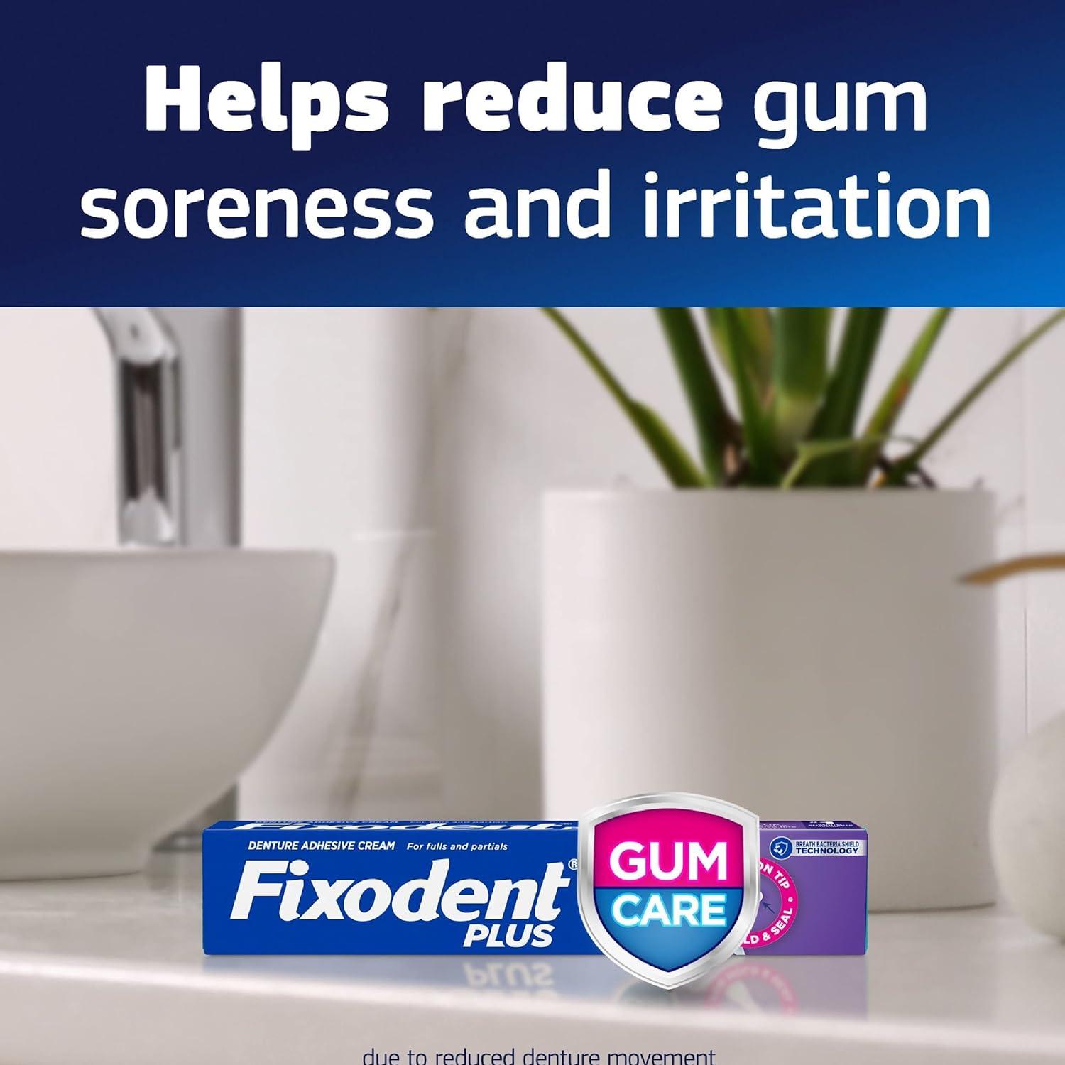 Plus Denture Adhesive Cream 2 oz (Pack of 3)