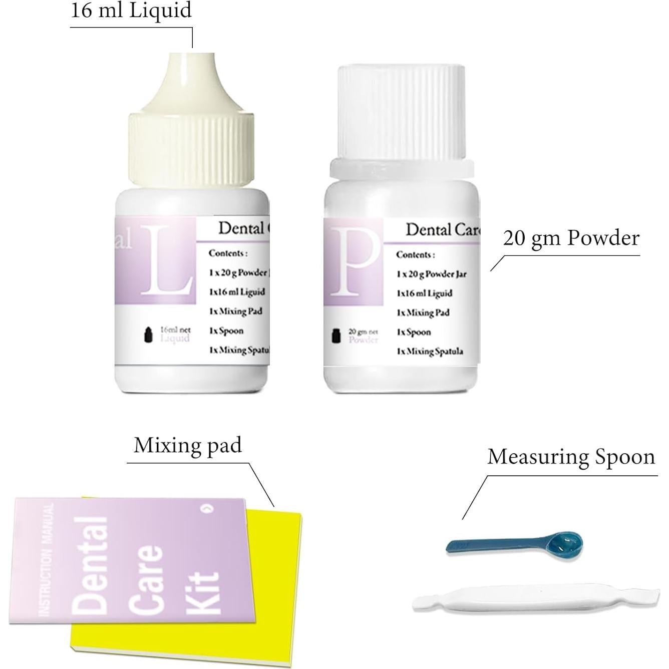 Kit de Cuidado Dental MasterMedi con Óxido de Zinc y Eugenol