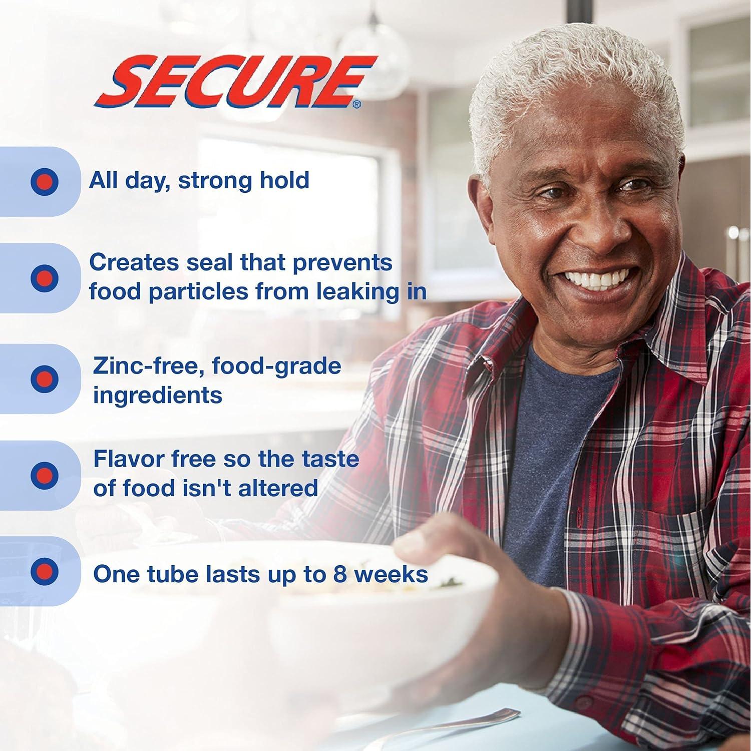 Adhesivo para Dentaduras FittyDent 39.4 g - Sin Zinc, Impermeable