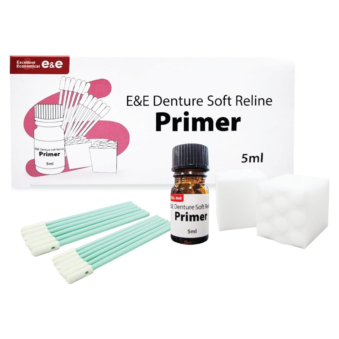 Imprimador Suave E&E para Dentaduras Acrílicas - Fuerte Adhesión