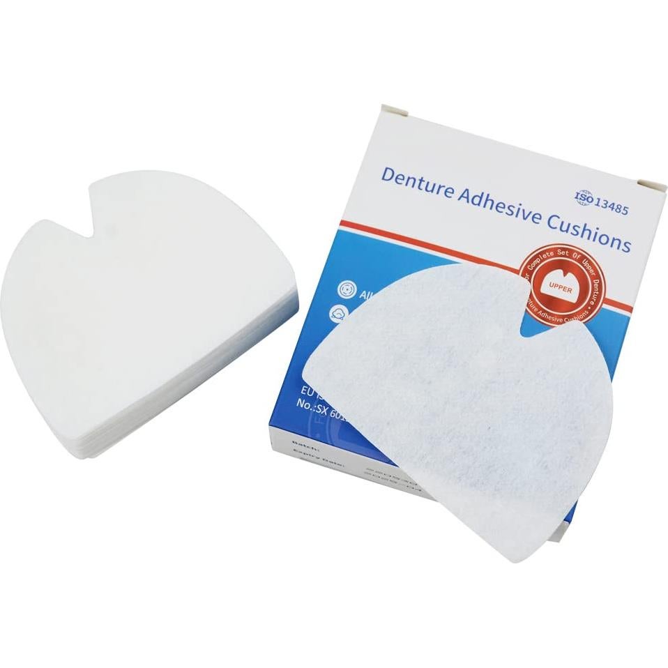 120 Almohadillas Adhesivas para Dentaduras Superior Ovovo