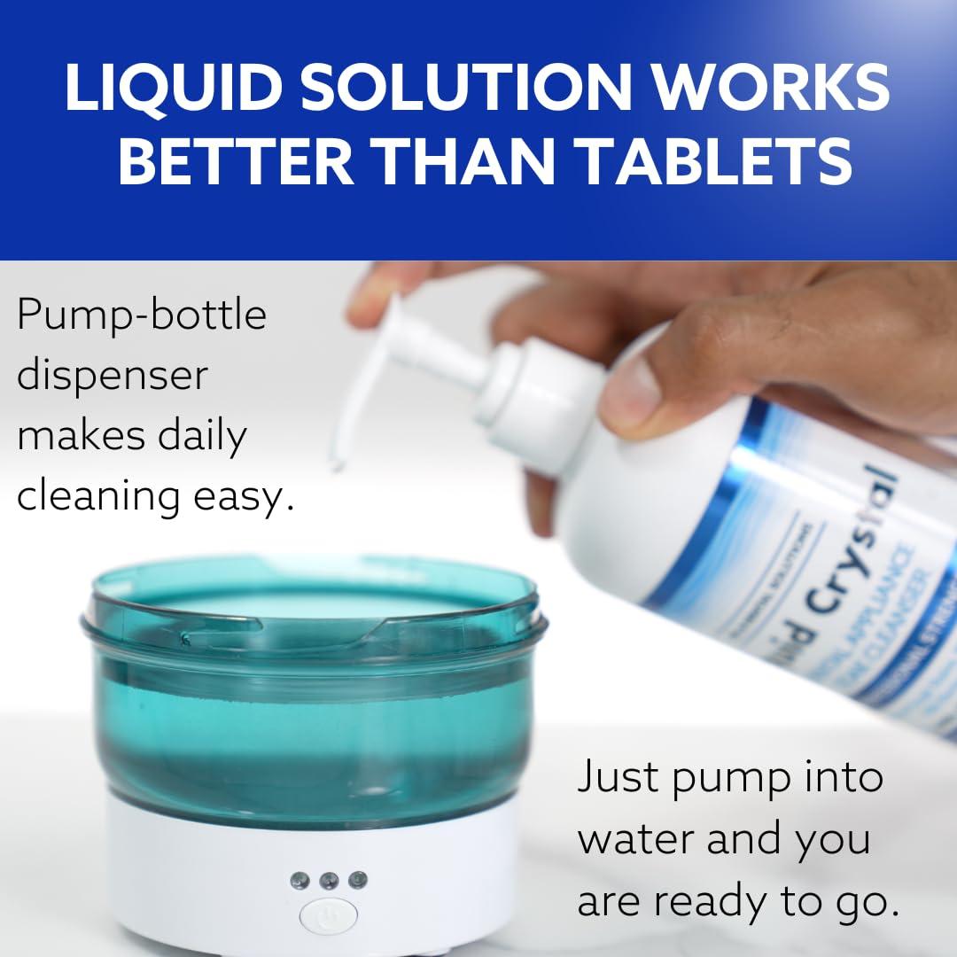 Limpiador de Remojo Líquido Dr. B 355 ml para Dentaduras y Alineadores