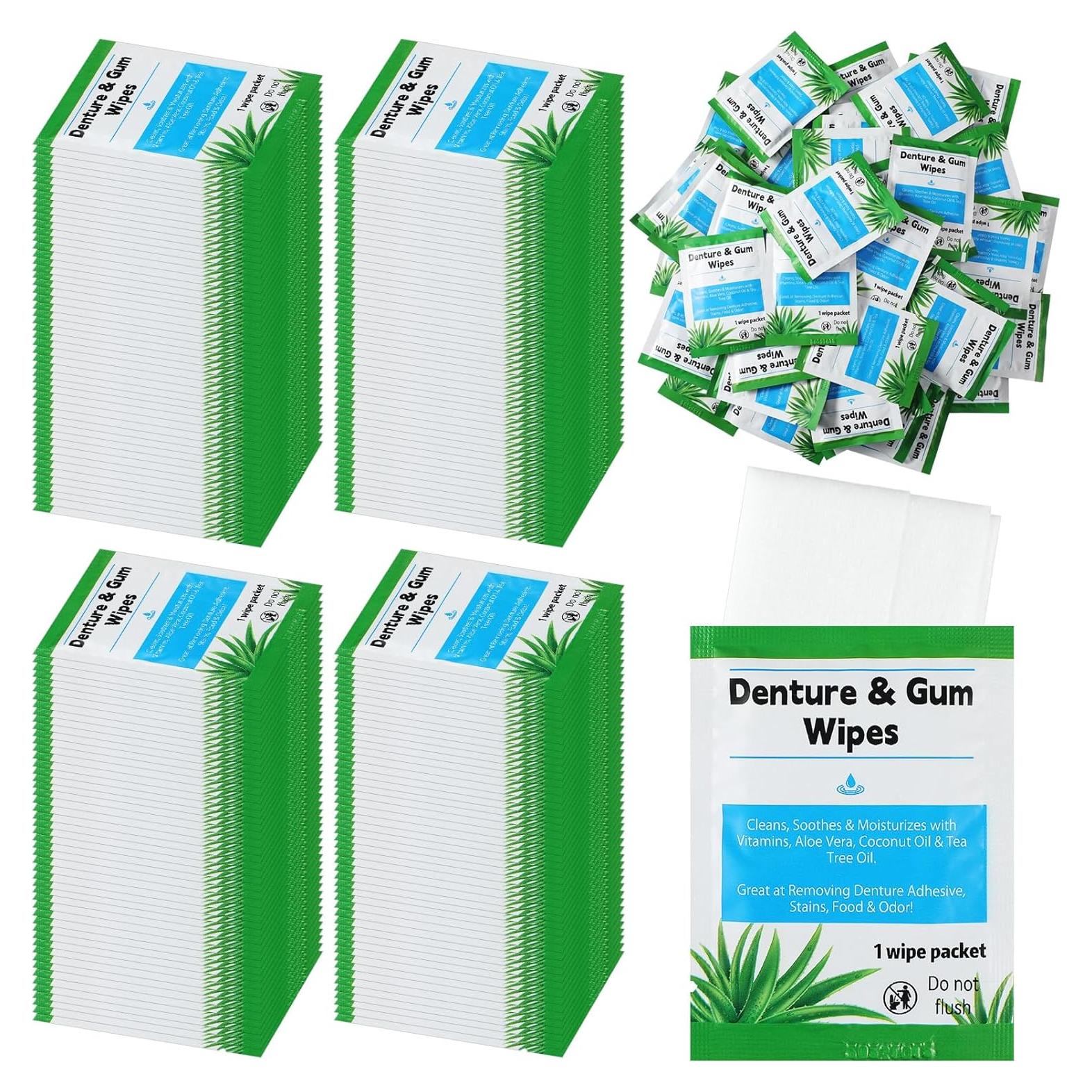 Toallitas de Limpieza Dental Timgle 200 Pcs para Dentaduras