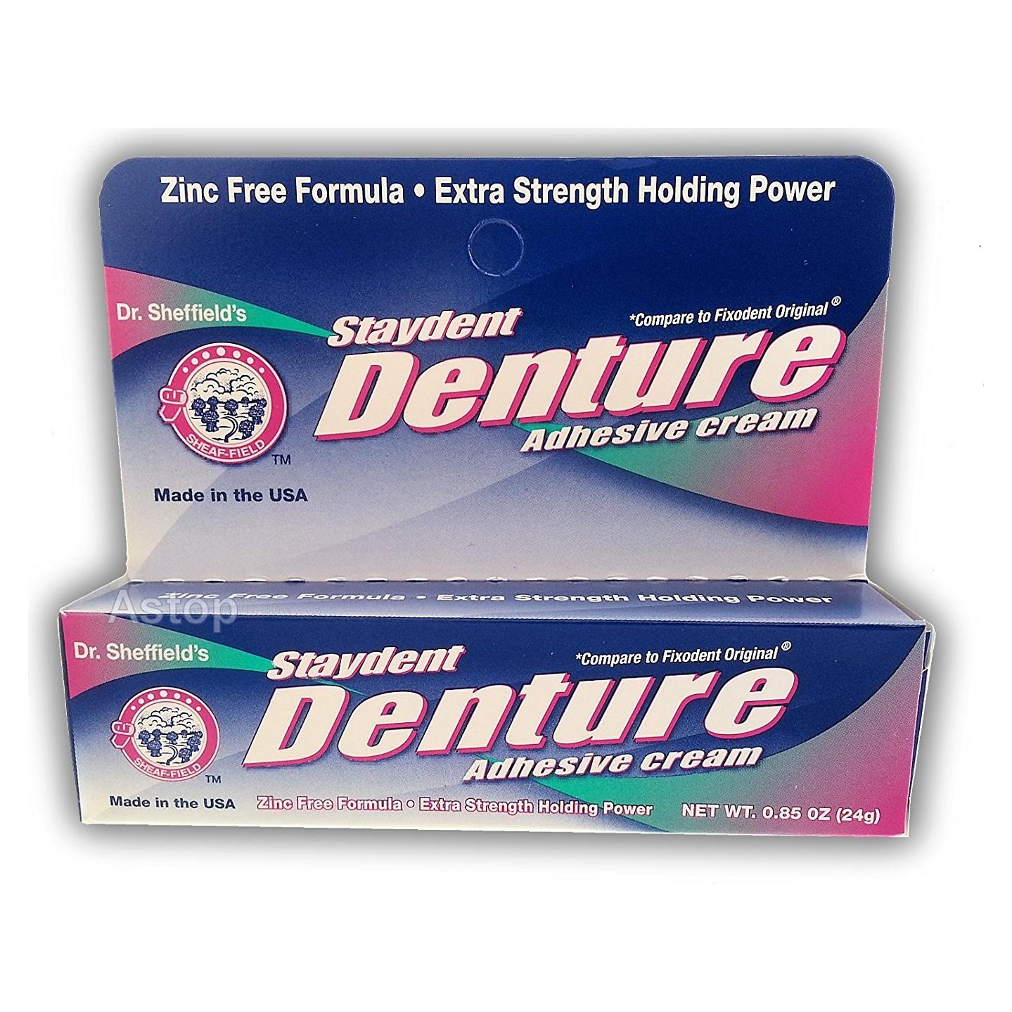 Crema Adhesiva para Dentaduras Dr Sheffield's STAYDENT 24.1 g