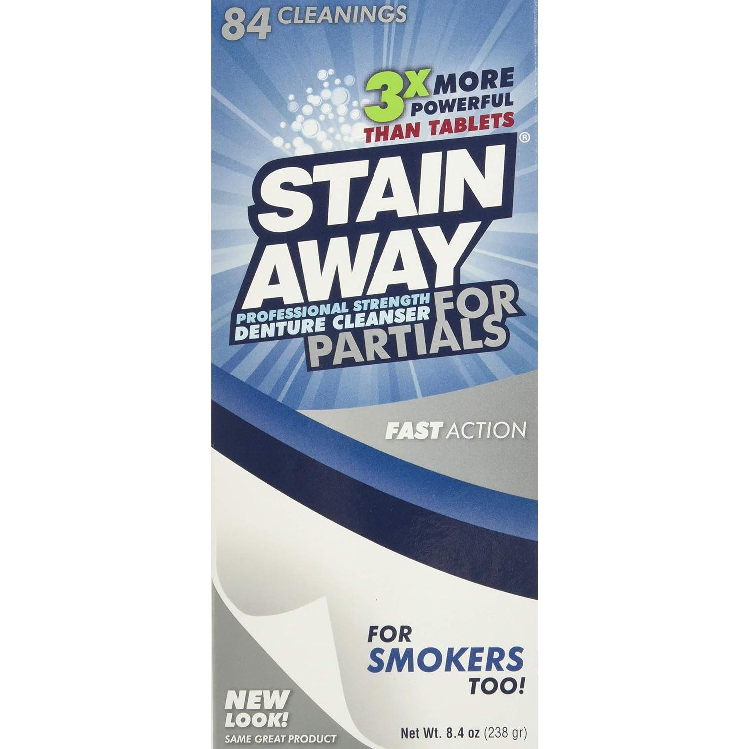 Limpiador de Dentaduras Stain-Away Partials 200 g - Profesional