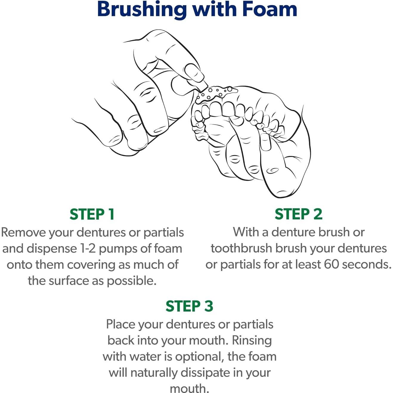 EverSmile FreshDent Limpiador de Dentaduras 50ml + Spray 10ml