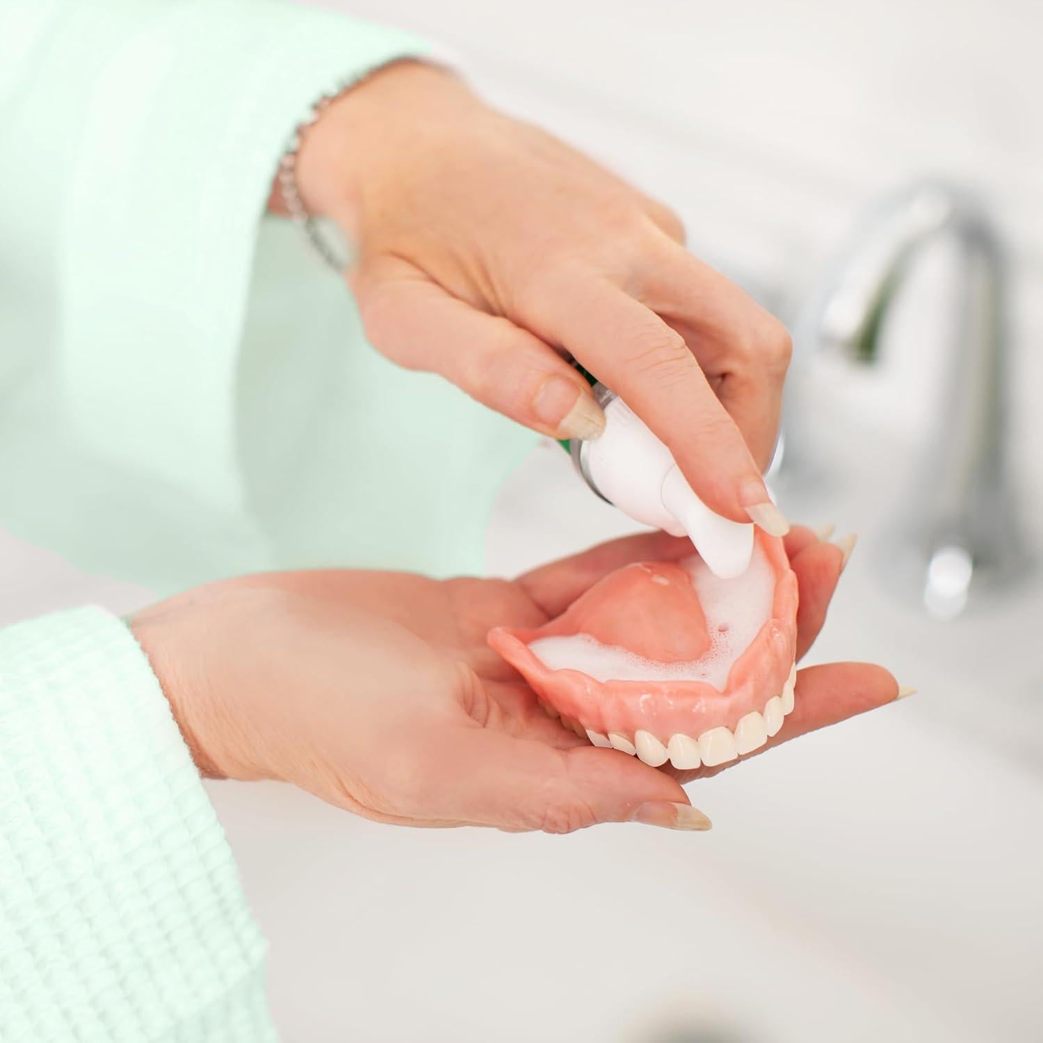 EverSmile FreshDent Limpiador de Dentaduras 50ml + Spray 10ml