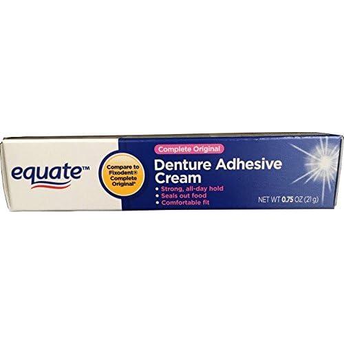 Crema Adhesiva para Dentaduras Equate Complete 21g