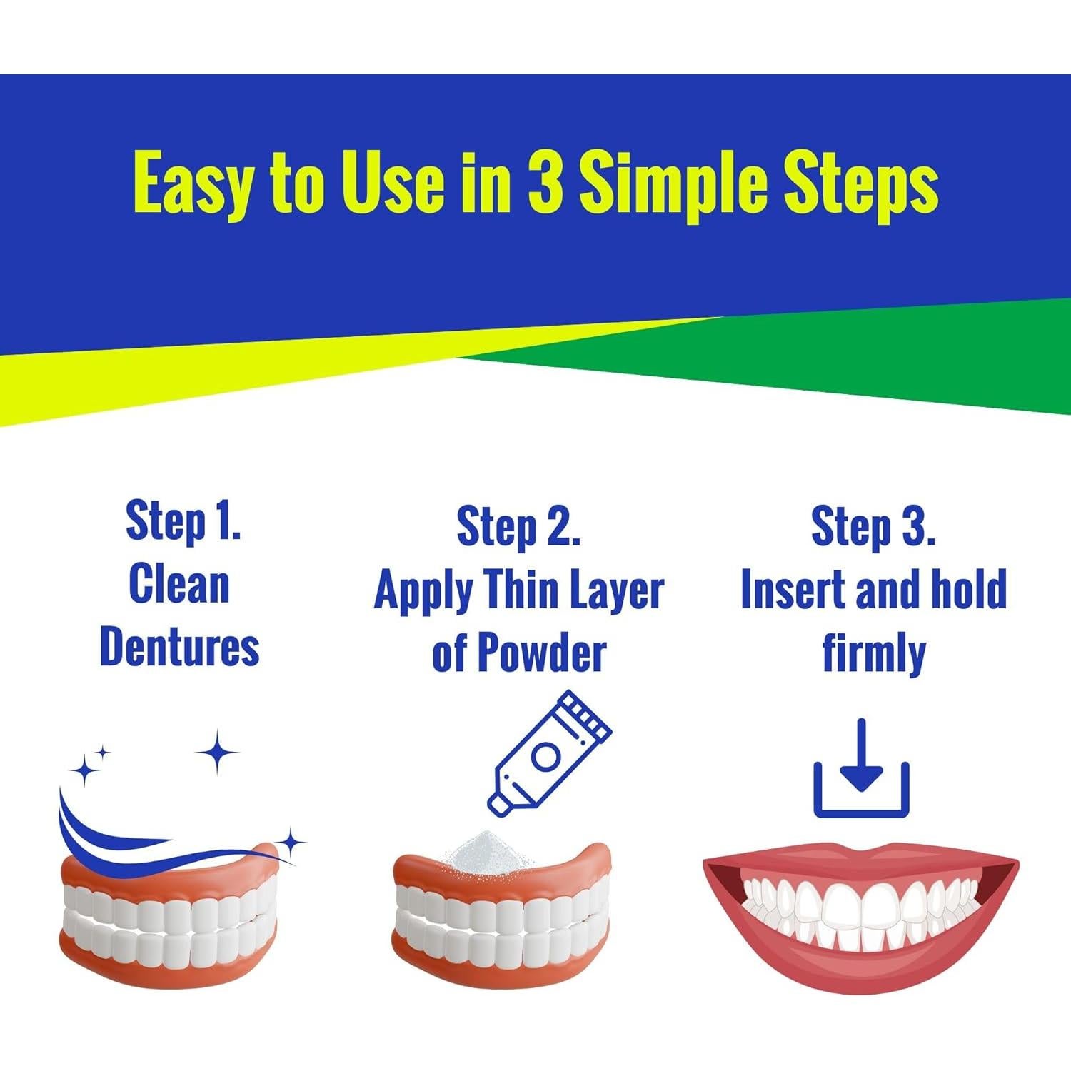 Klutch Polvo Adhesivo para Dentaduras Sin Zinc 49.6 g