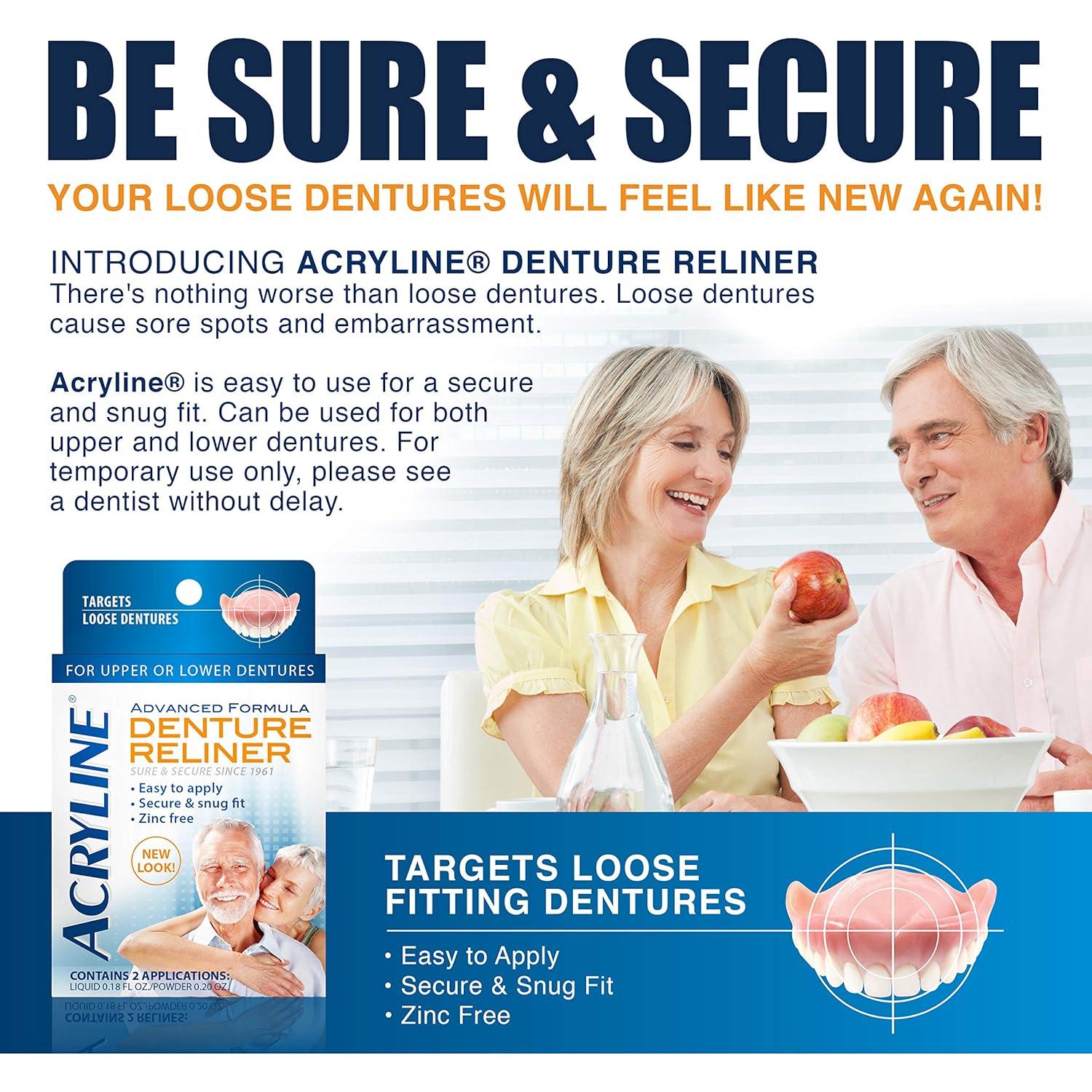 Reforzador de Dentaduras Acryline - Ajuste Seguro y Fácil