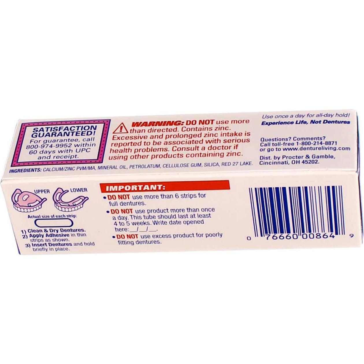 Crema Adhesiva para Dentaduras Fixodent Original 40 g