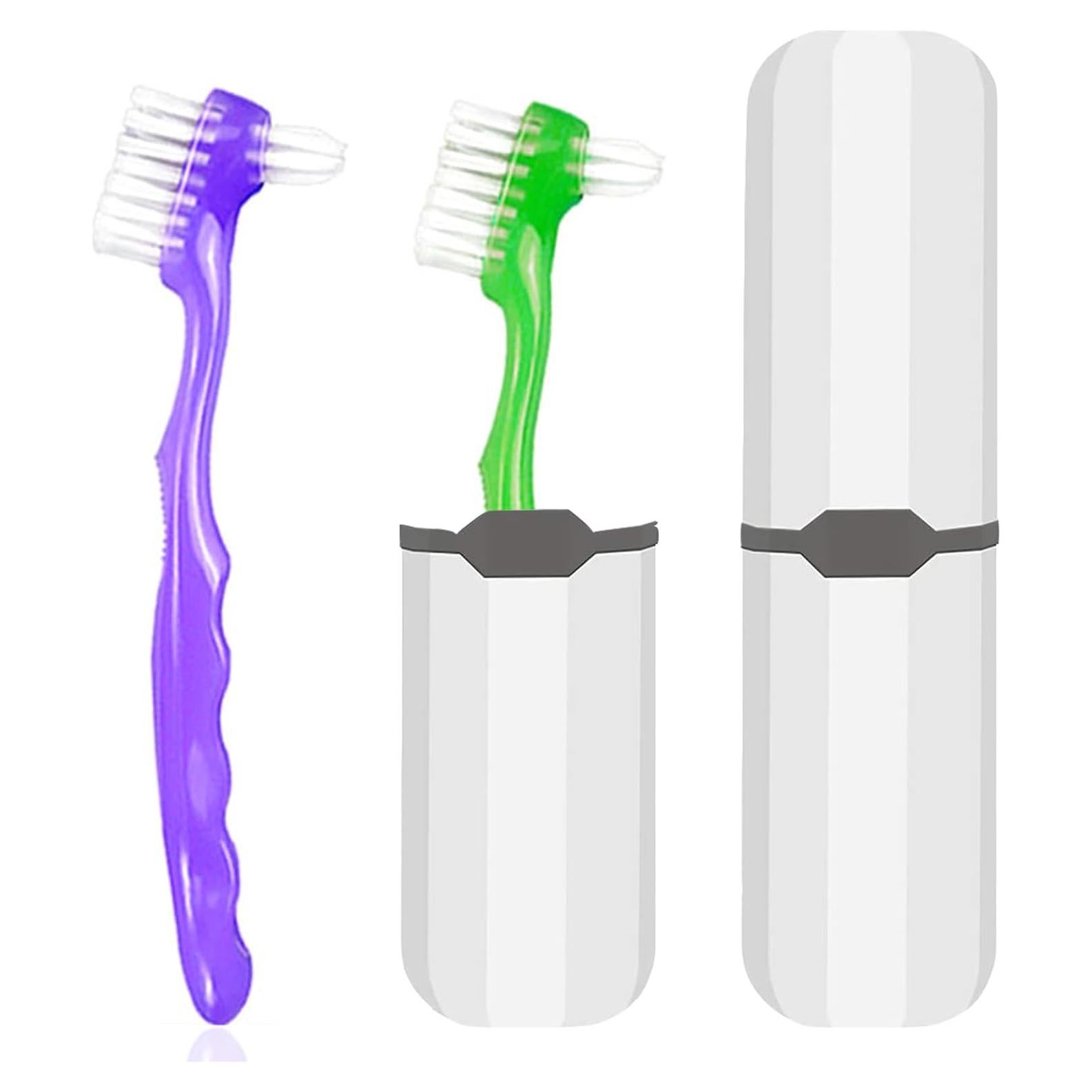 Juego de Cepillos de Limpieza de Dentaduras Ceonam 2 Piezas