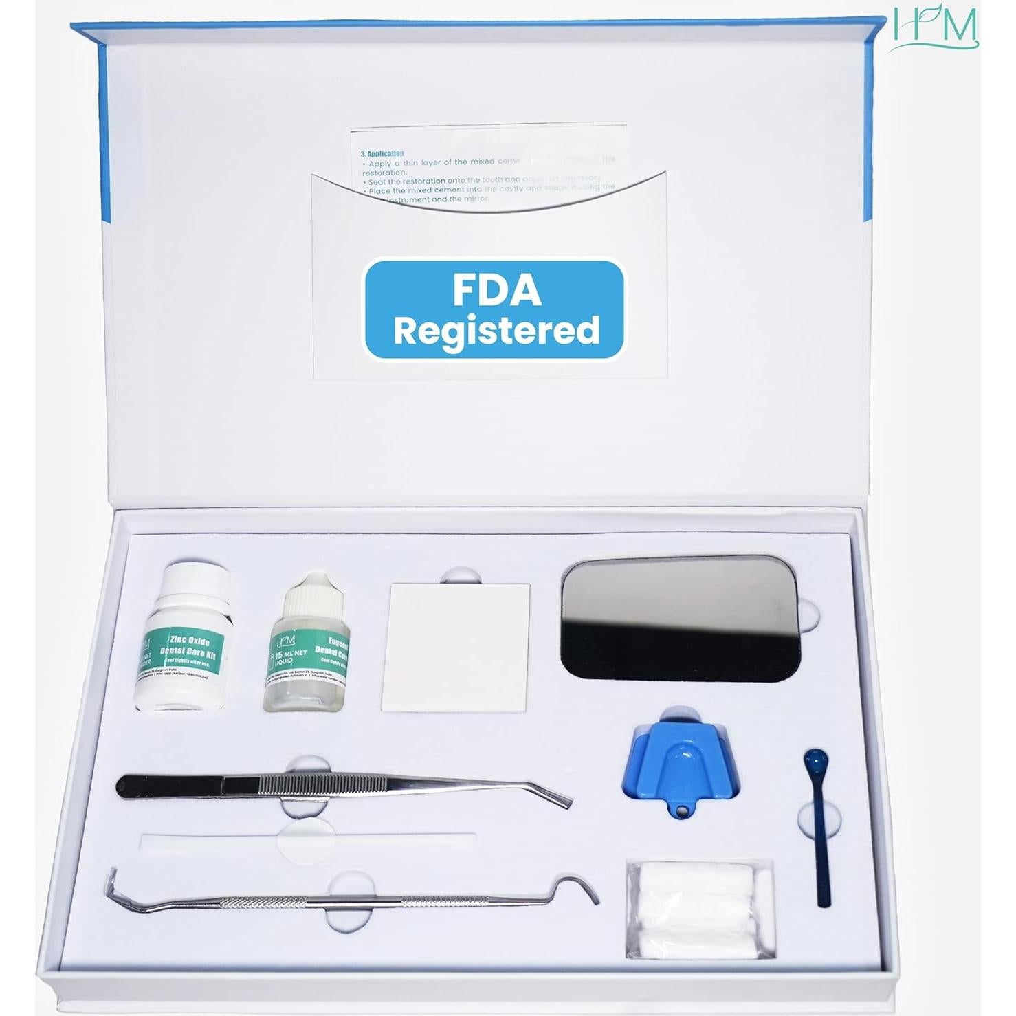 Kit de Cemento Dental HM - Óxido de Zinc y Eugenol 20g