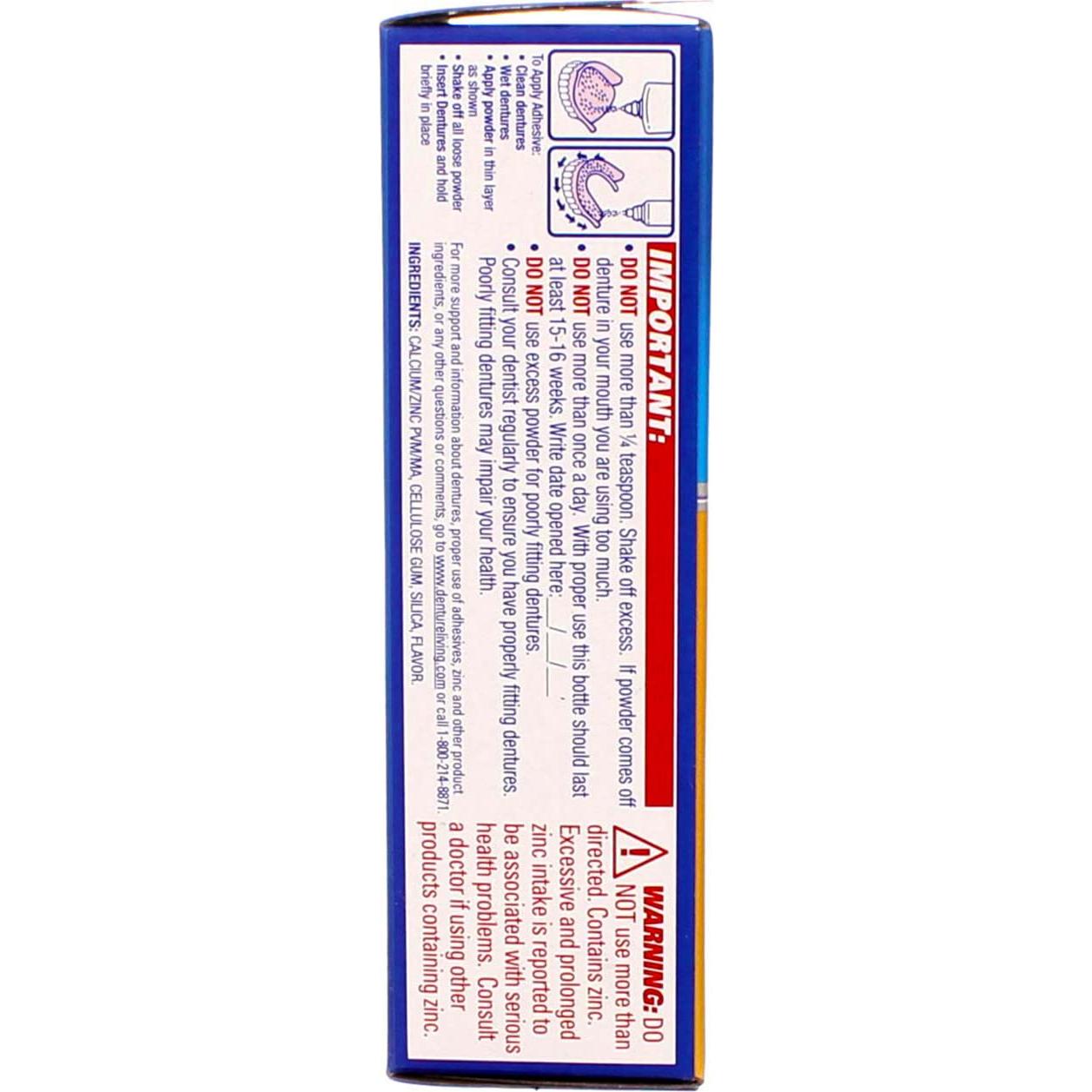 Fixodent Polvo Adhesivo para Dentaduras Fijación Extra 76.5 g