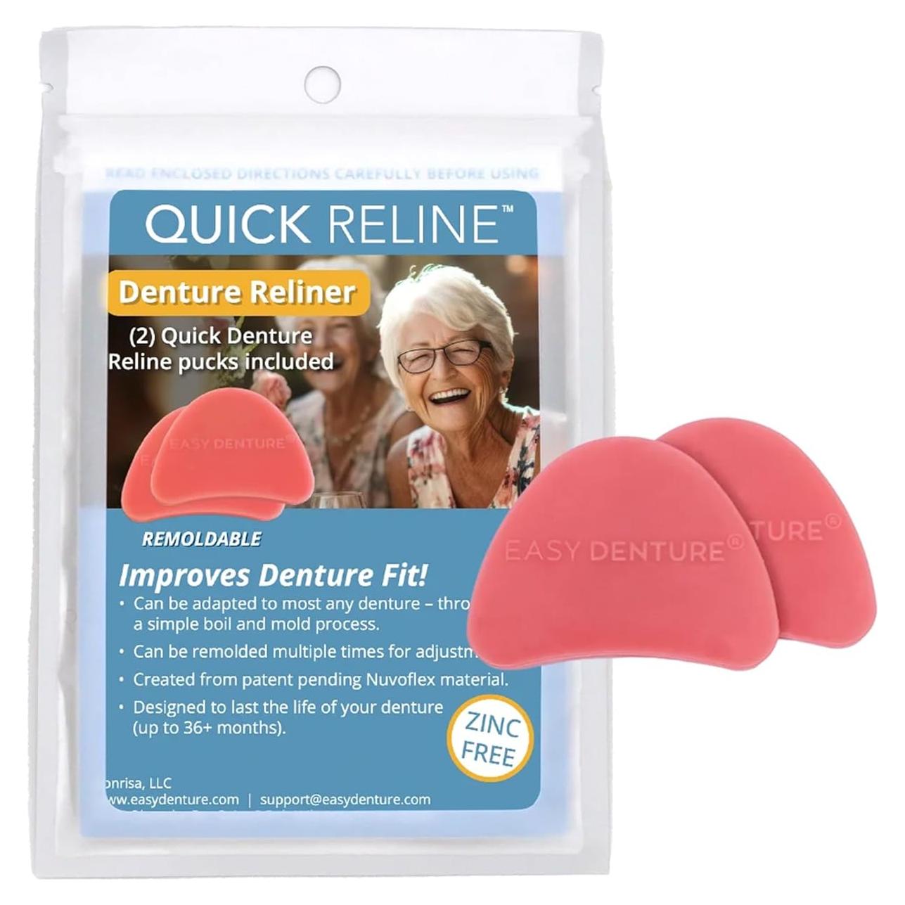 Kit Reforzador de Dentaduras Quick Reline - Ajuste Rápido